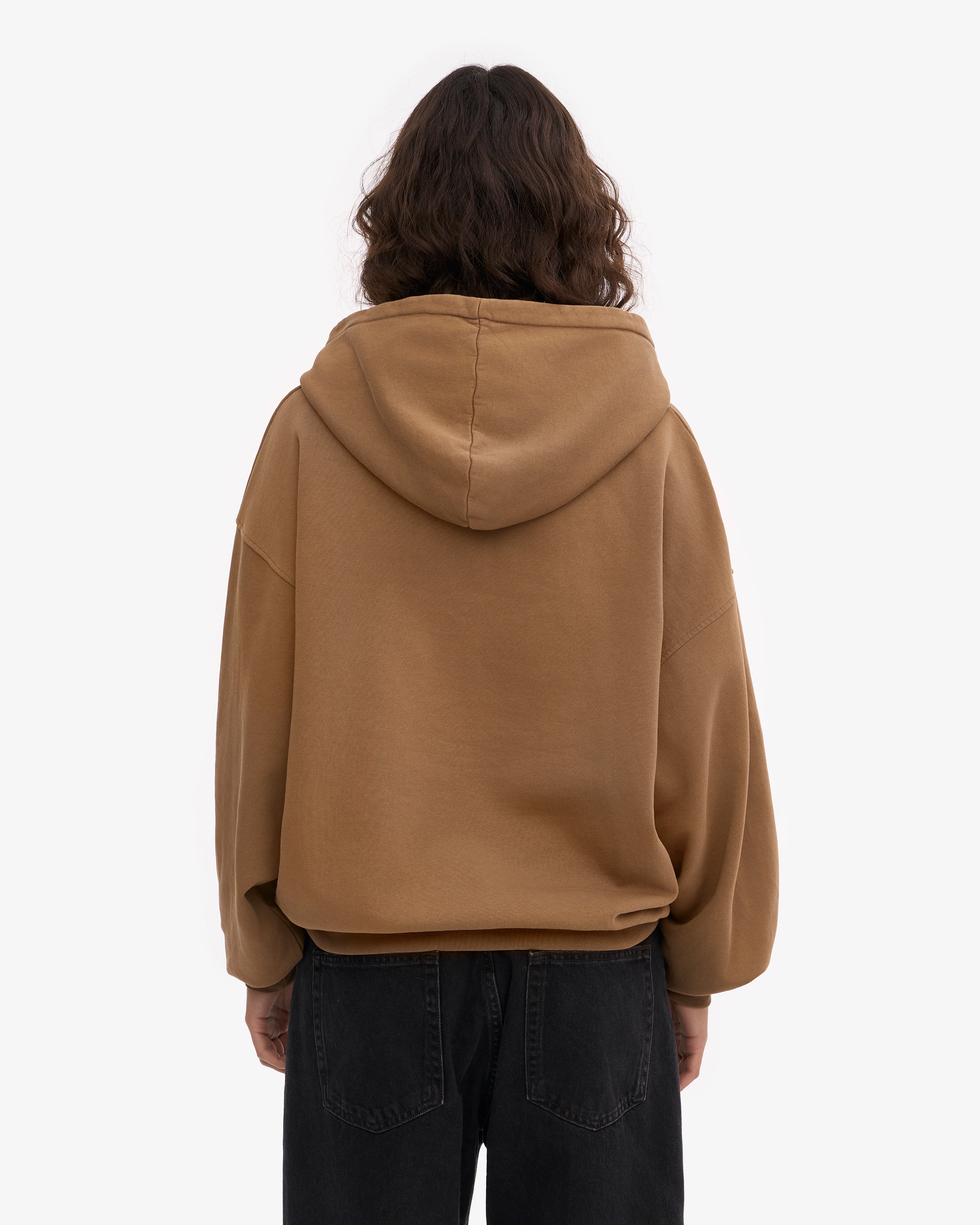 Organic Oversized Hood - Sahara Camel