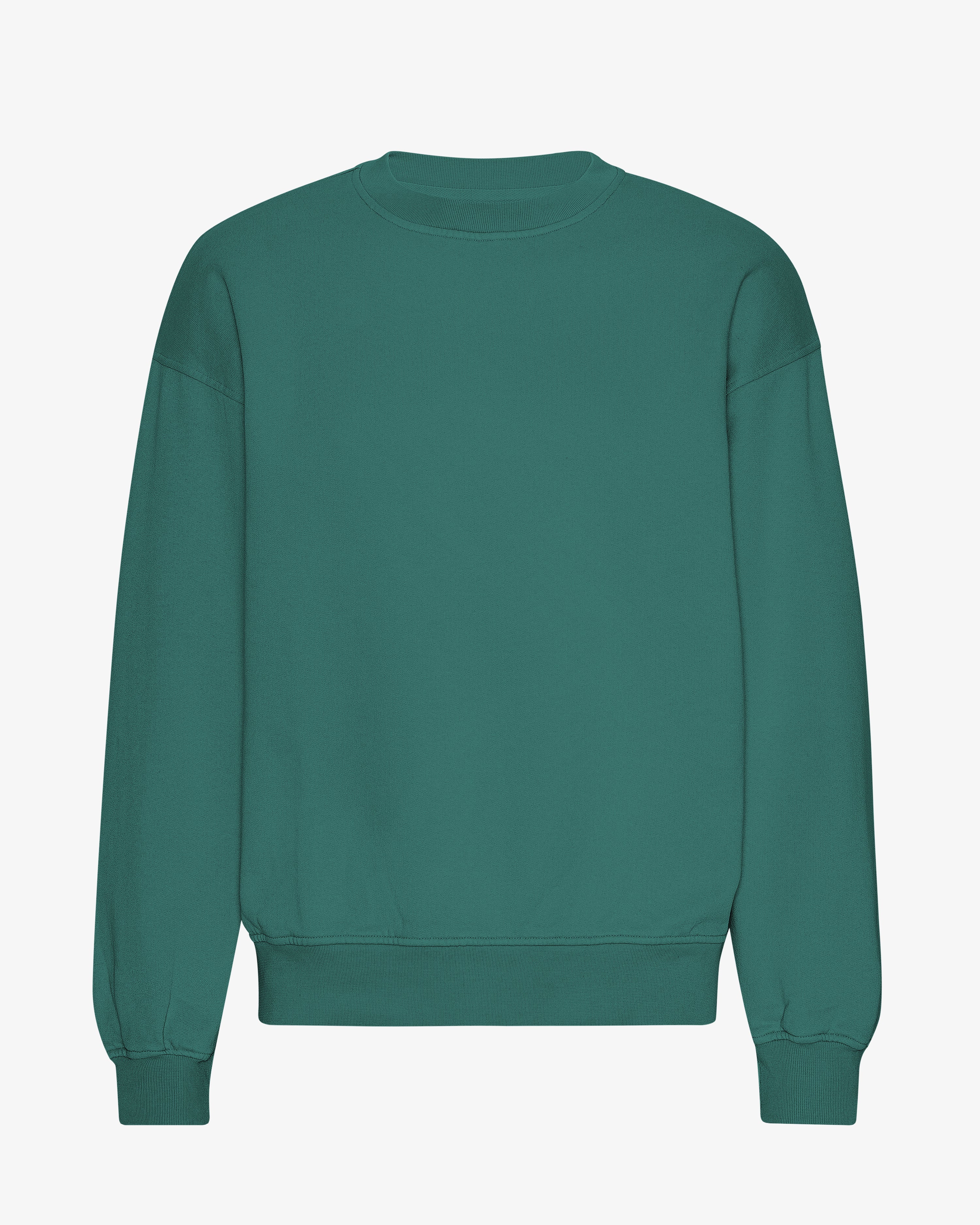 Organic Oversized Crew - Pine Green