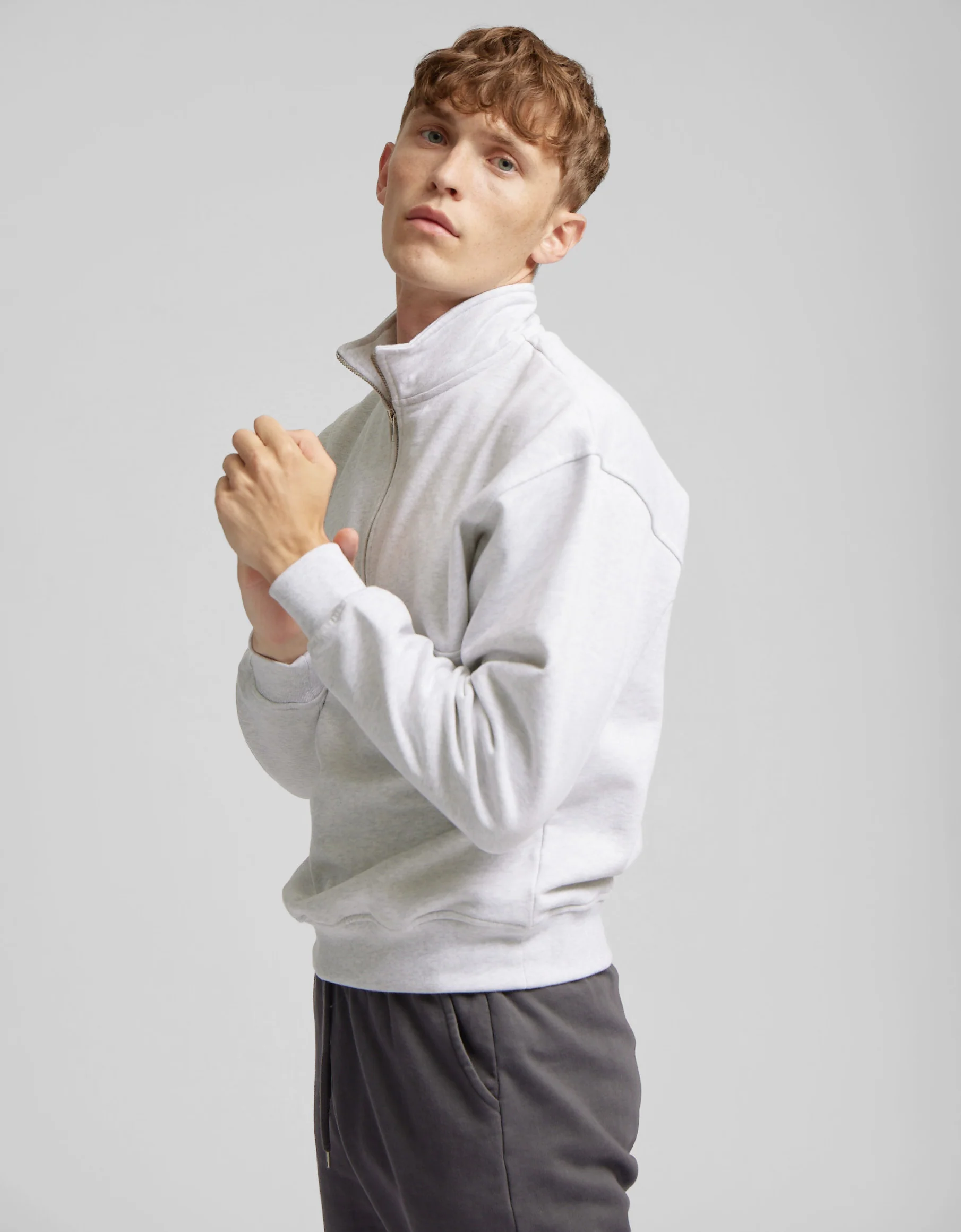 Organic Quarter Zip - Hunter Green