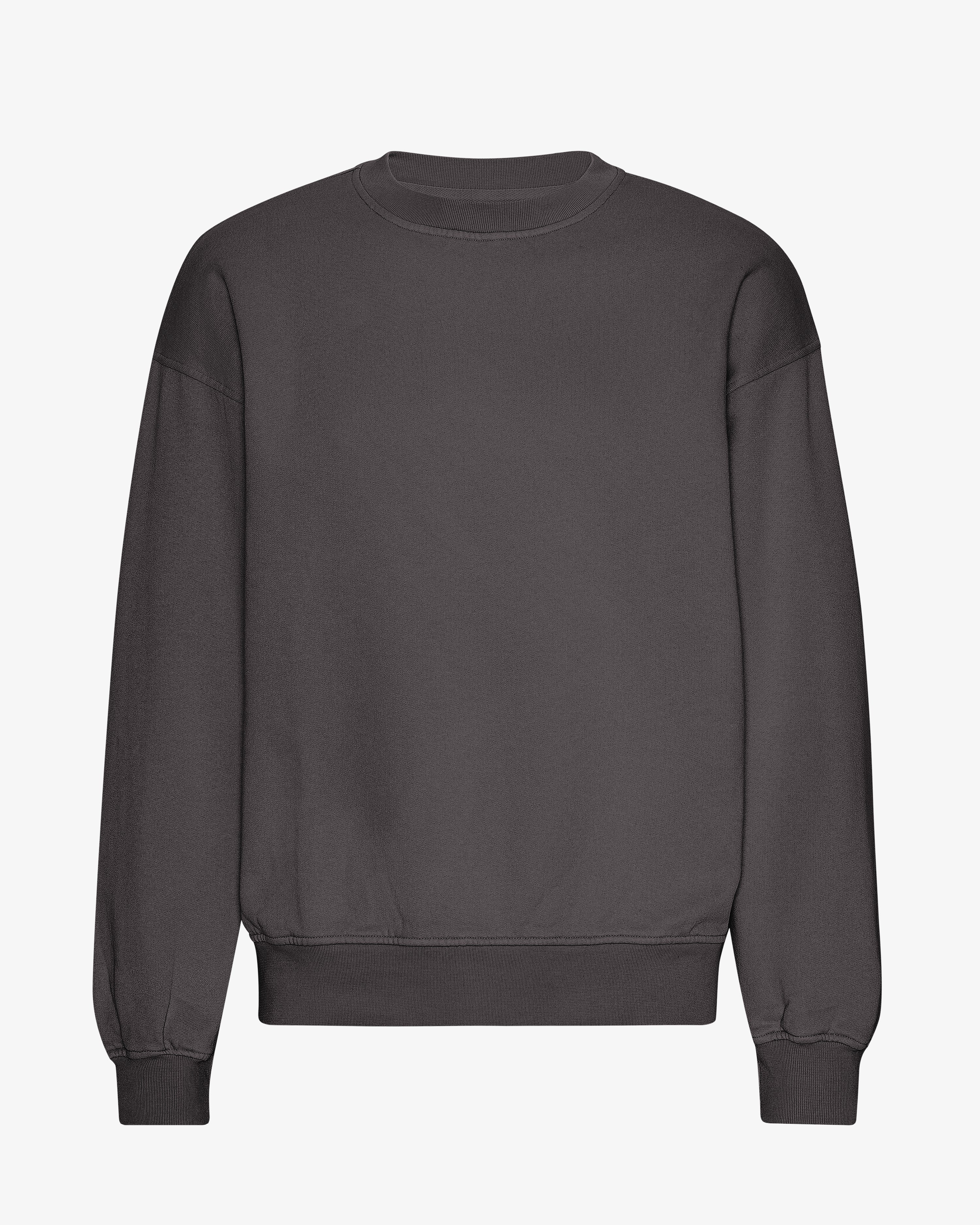 Organic Oversized Crew - Lava Grey