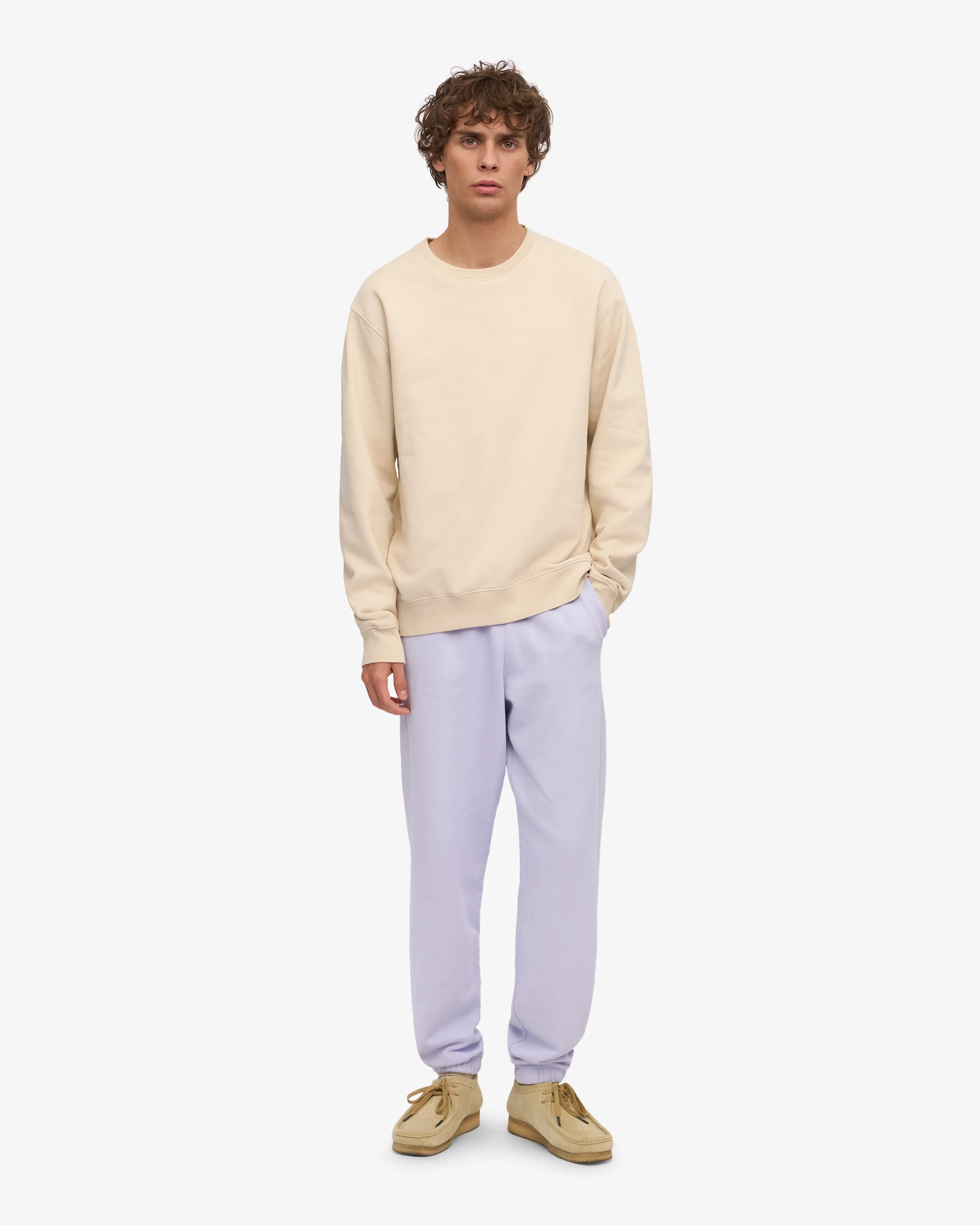 Organic Sweatpants - Soft Lavender
