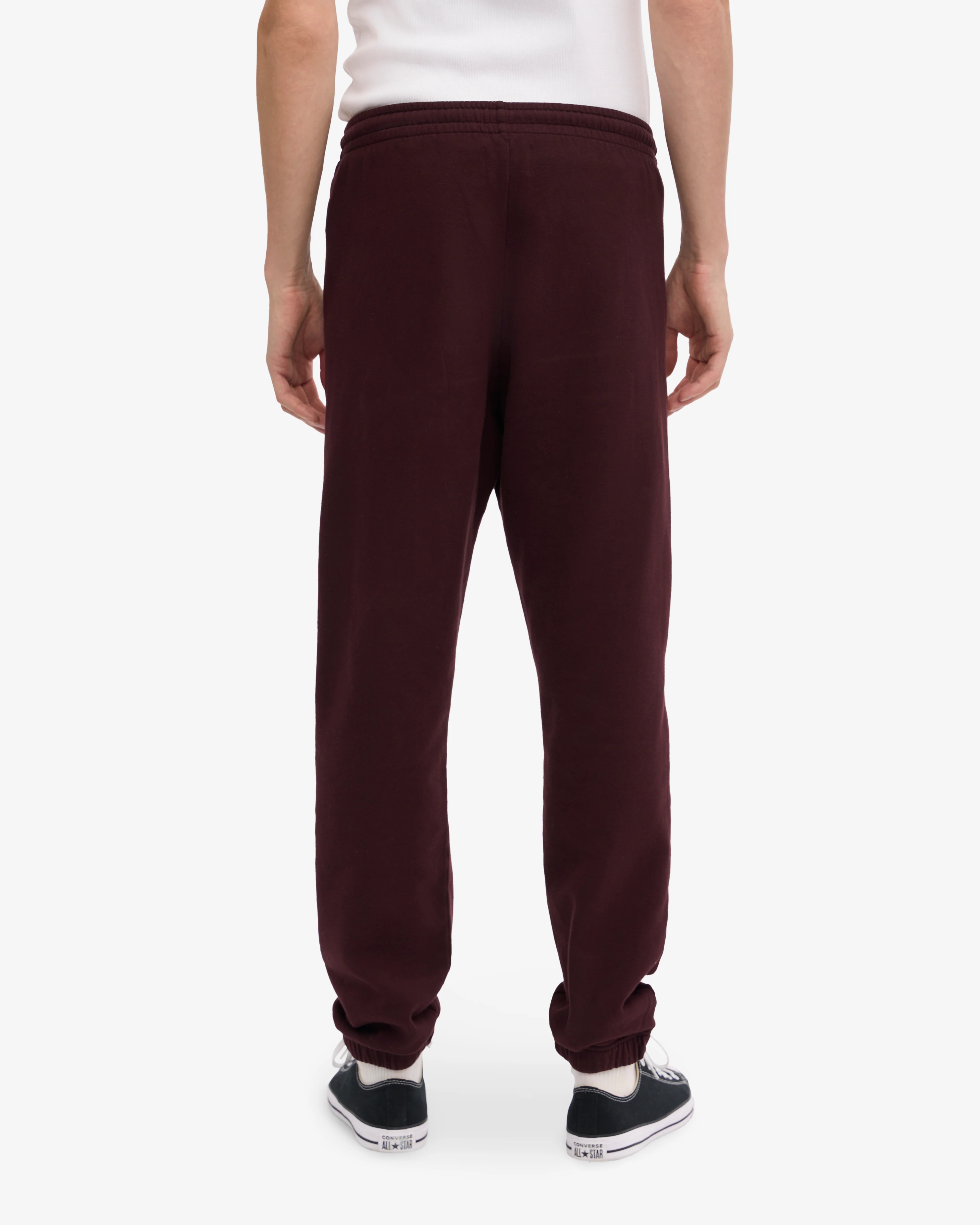 Organic Sweatpants - Oxblood Red