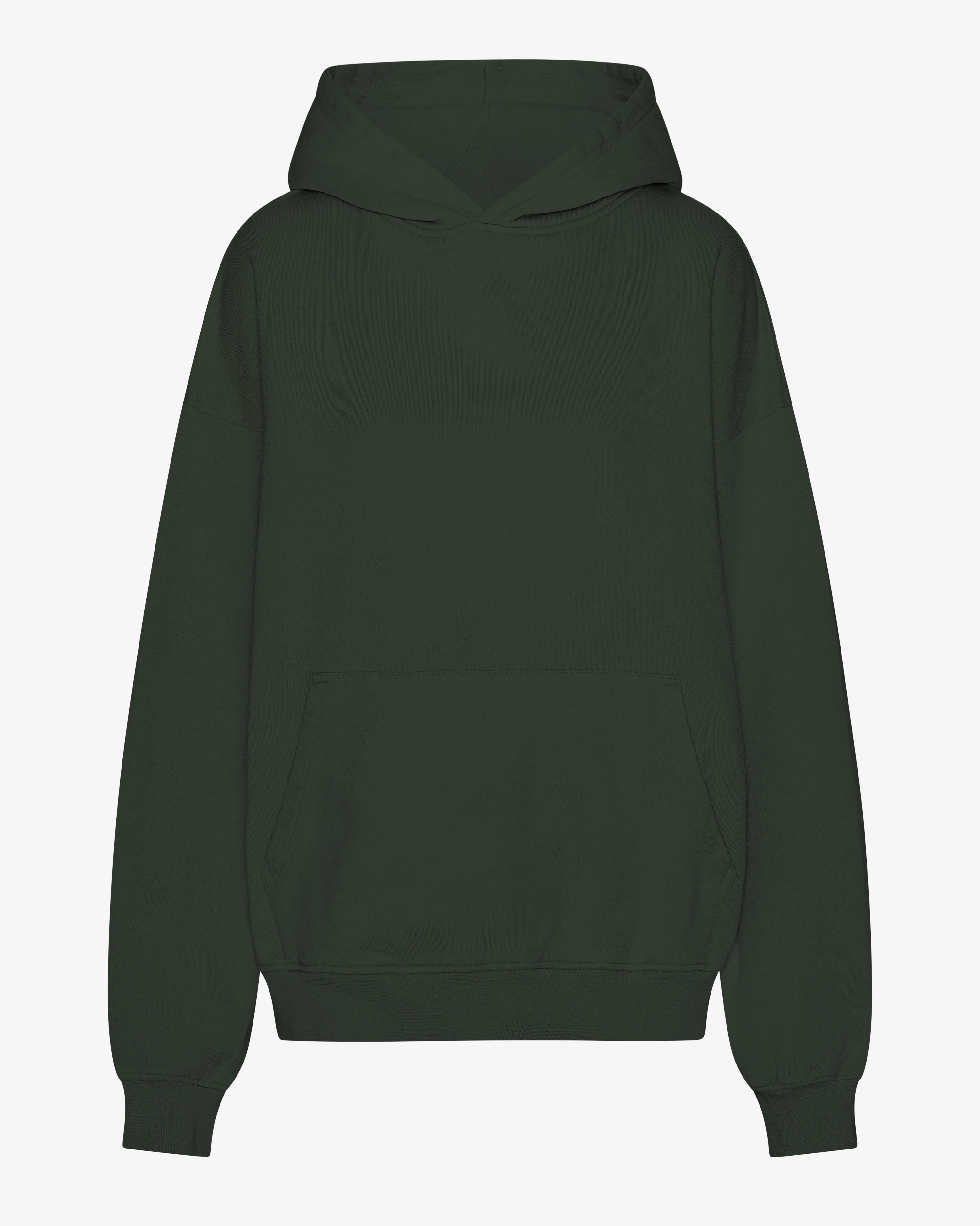 Organic Oversized Hood - Hunter Green