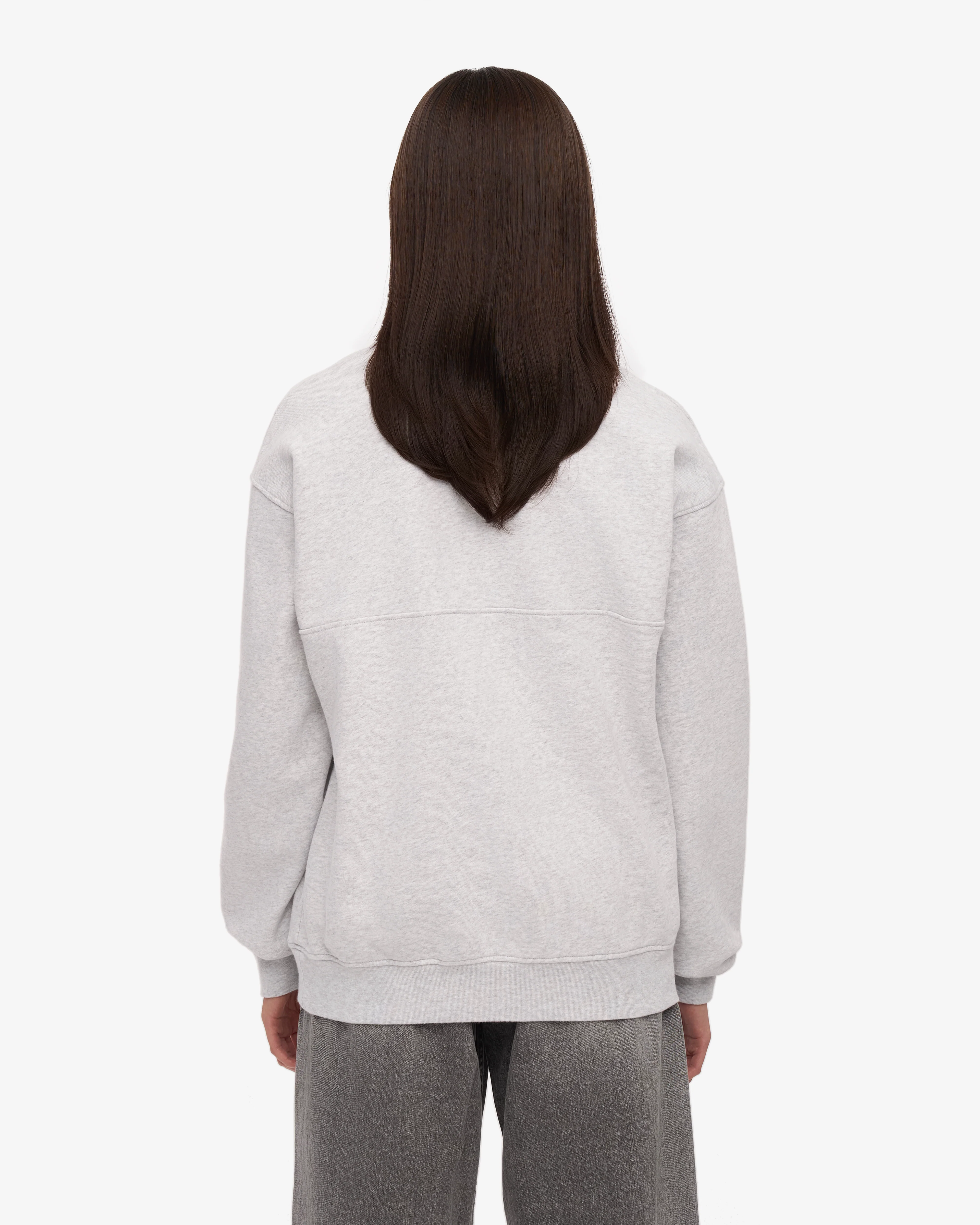 Organic Quarter Zip - Snow Melange