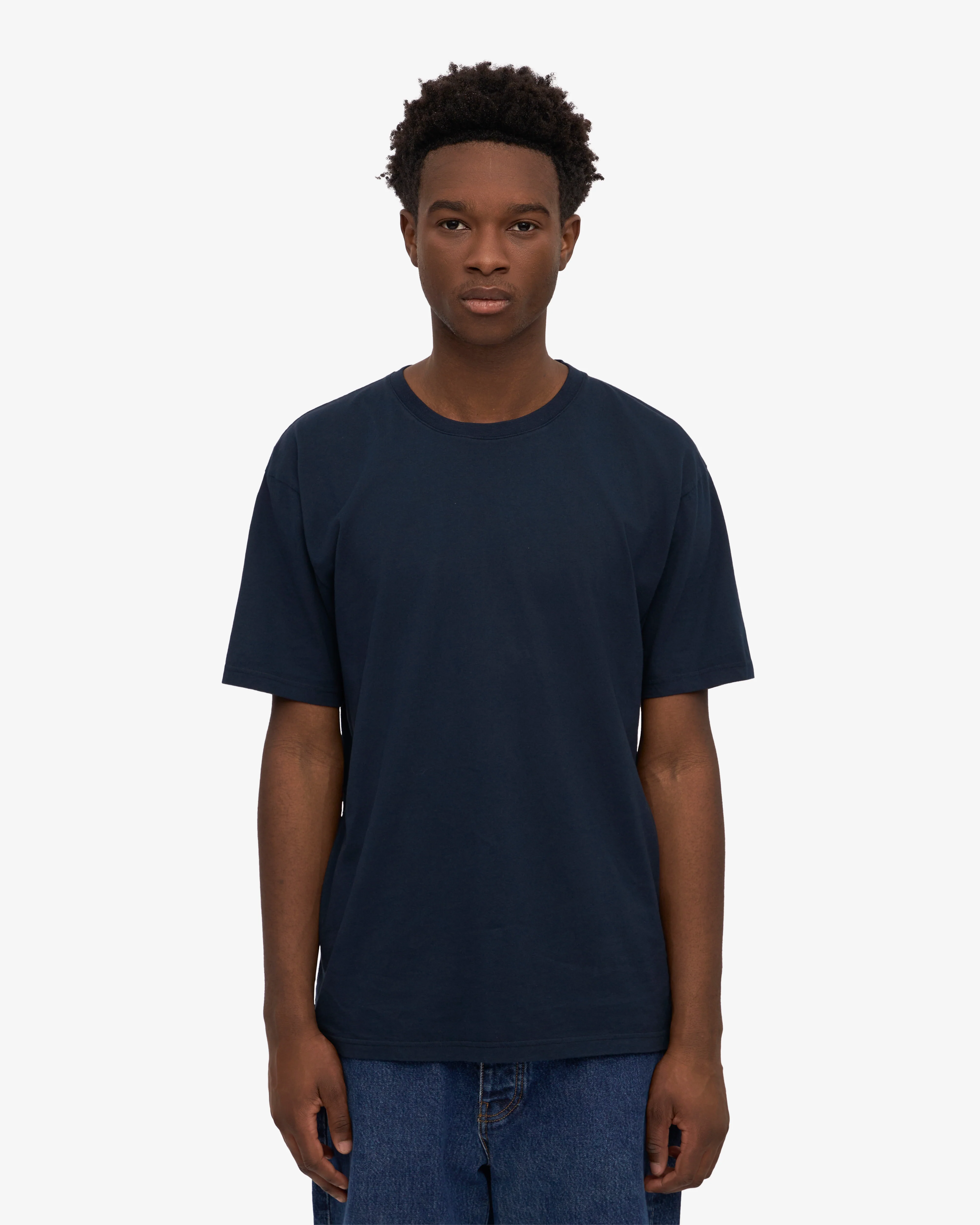 Classic Organic Tee - Navy Blue