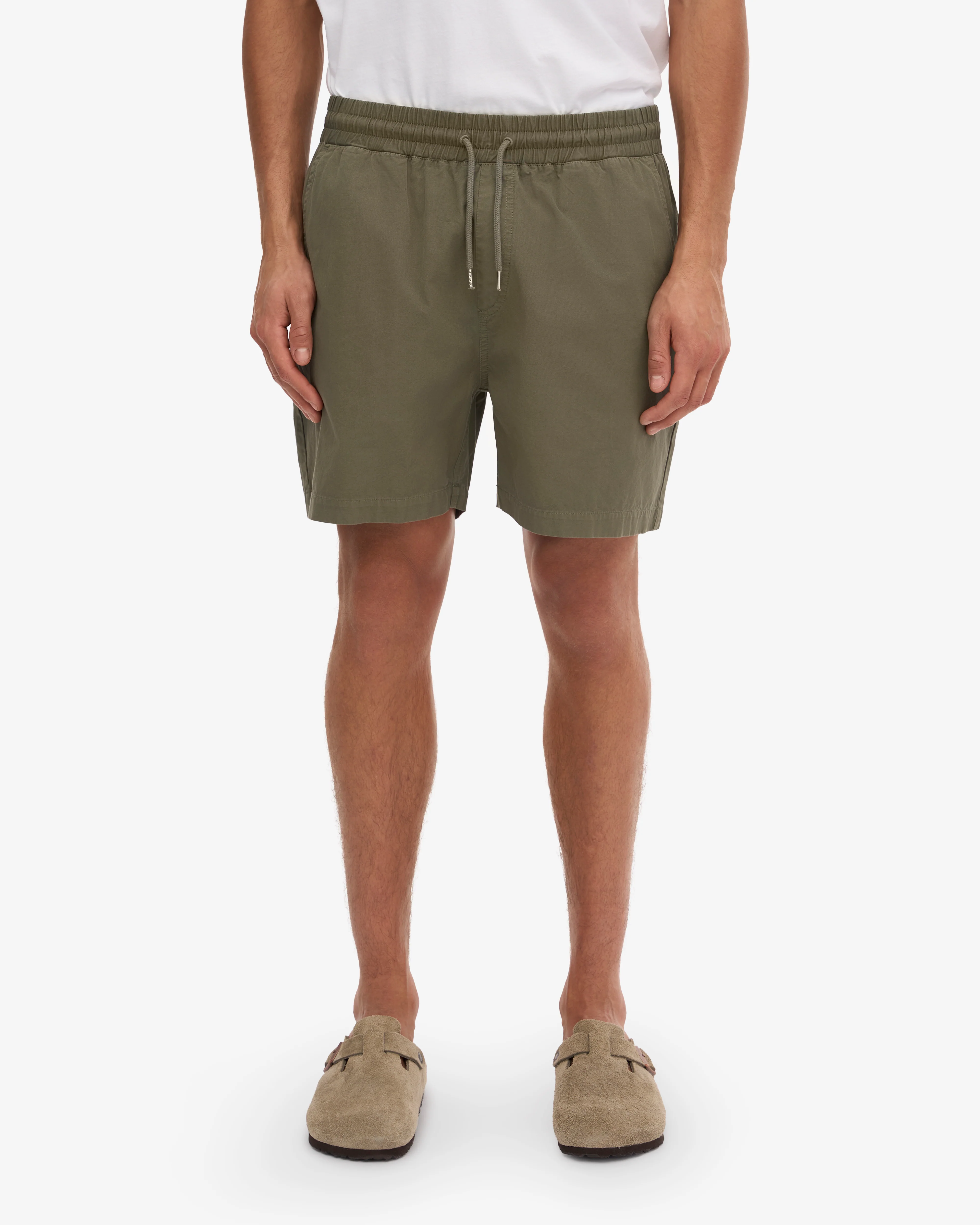 Organic Twill Shorts - Dusty Olive