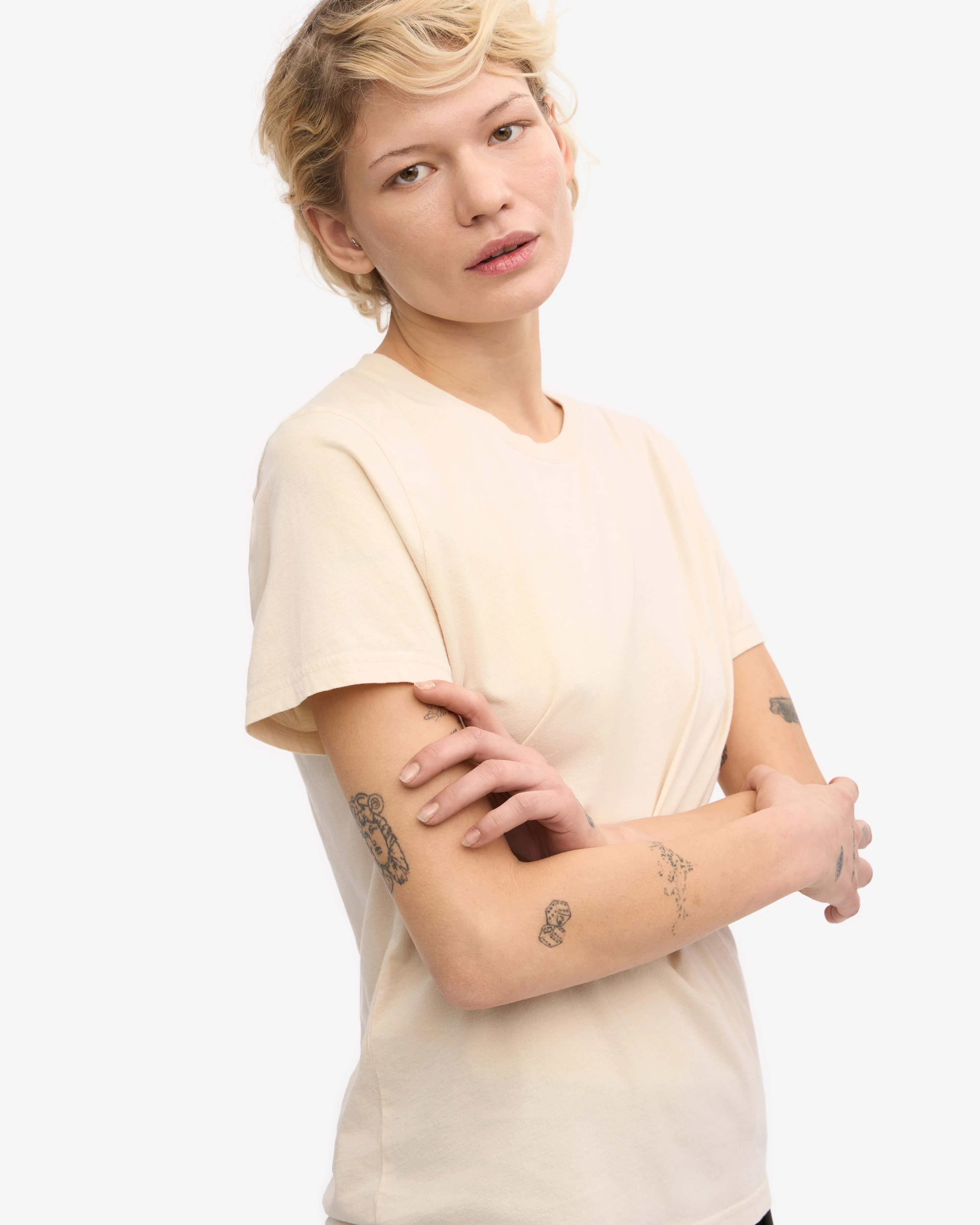 Women Light Organic Tee - Ivory White