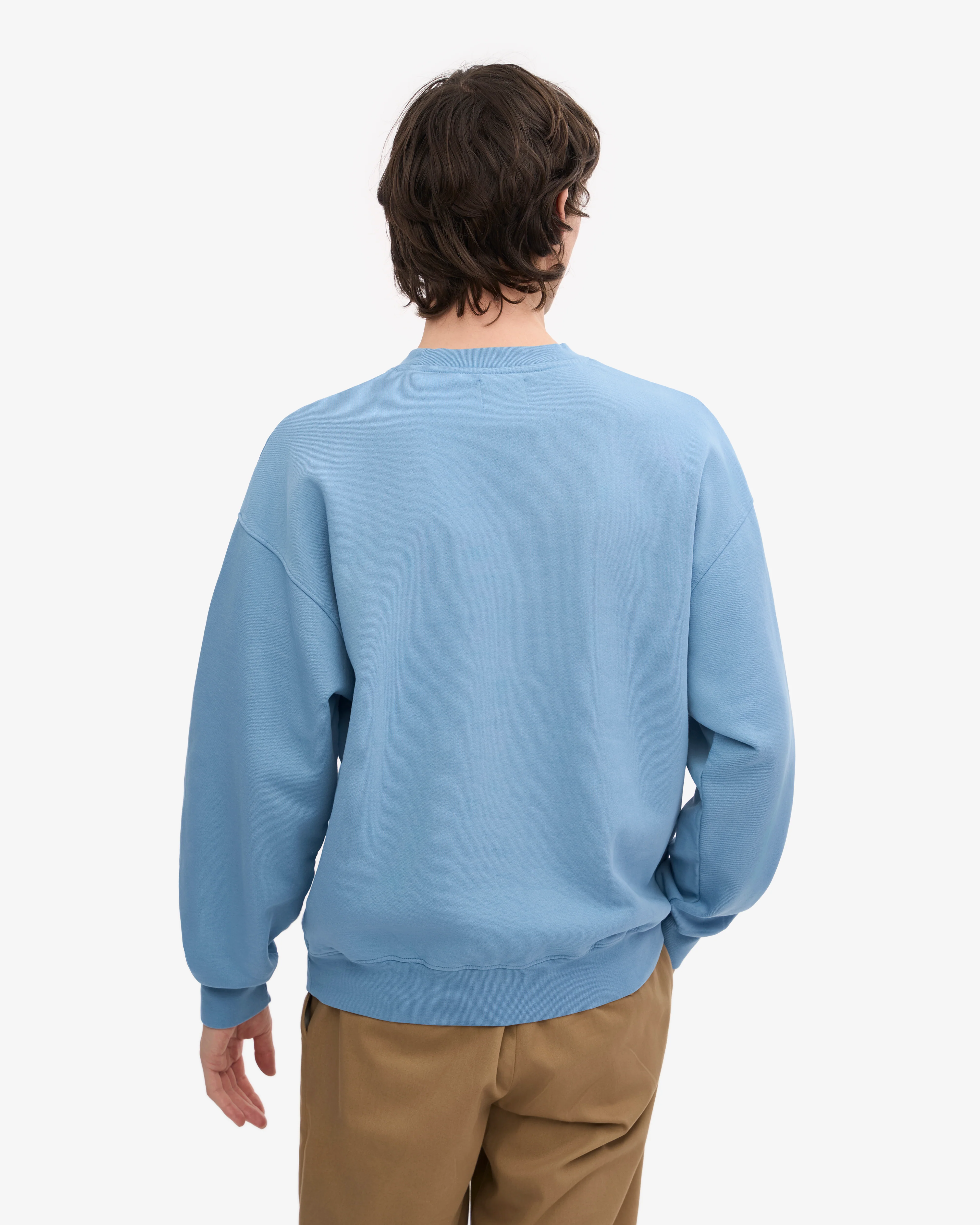 Organic Oversized Crew - Seaside Blue