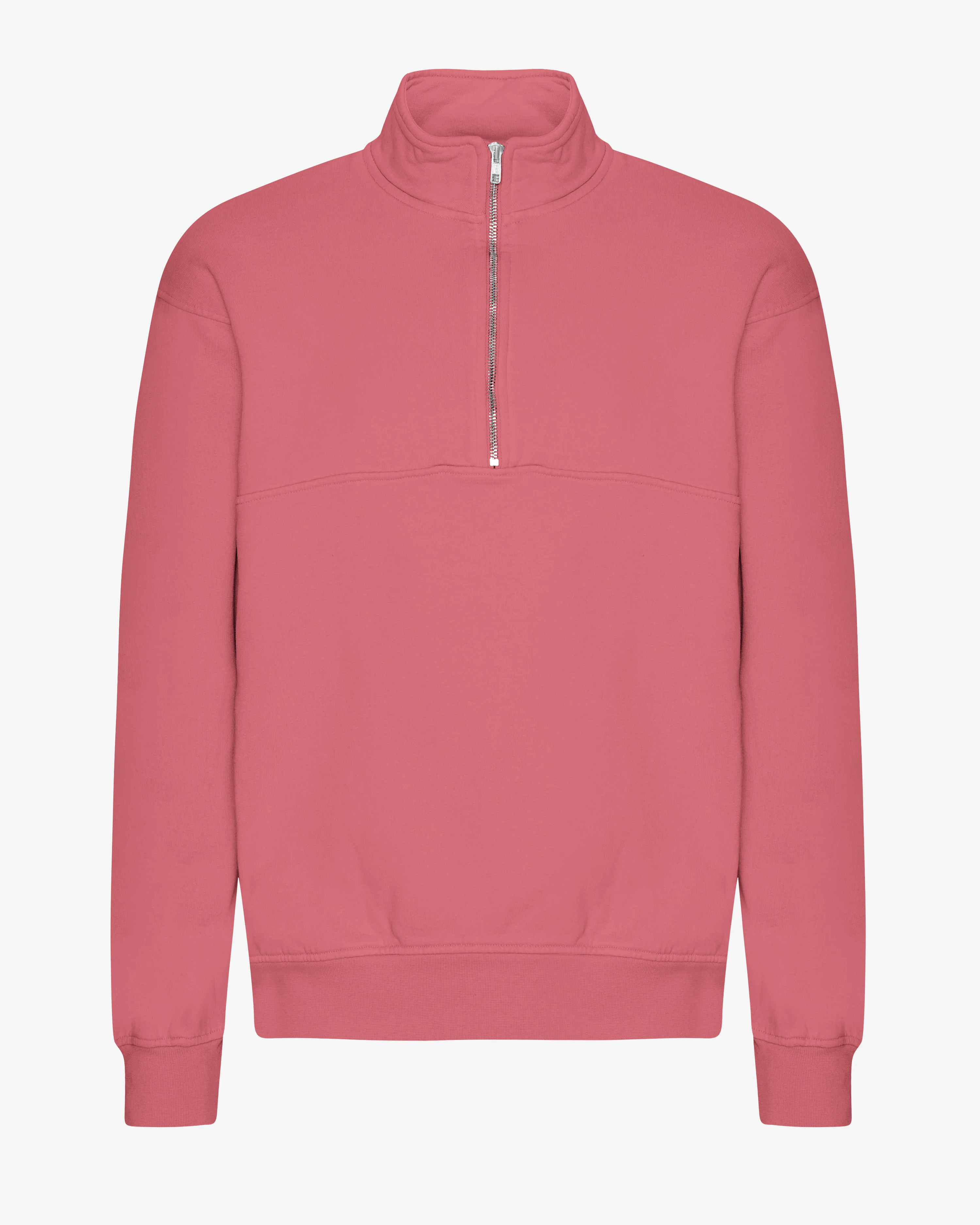 Organic Quarter Zip - Raspberry Pink