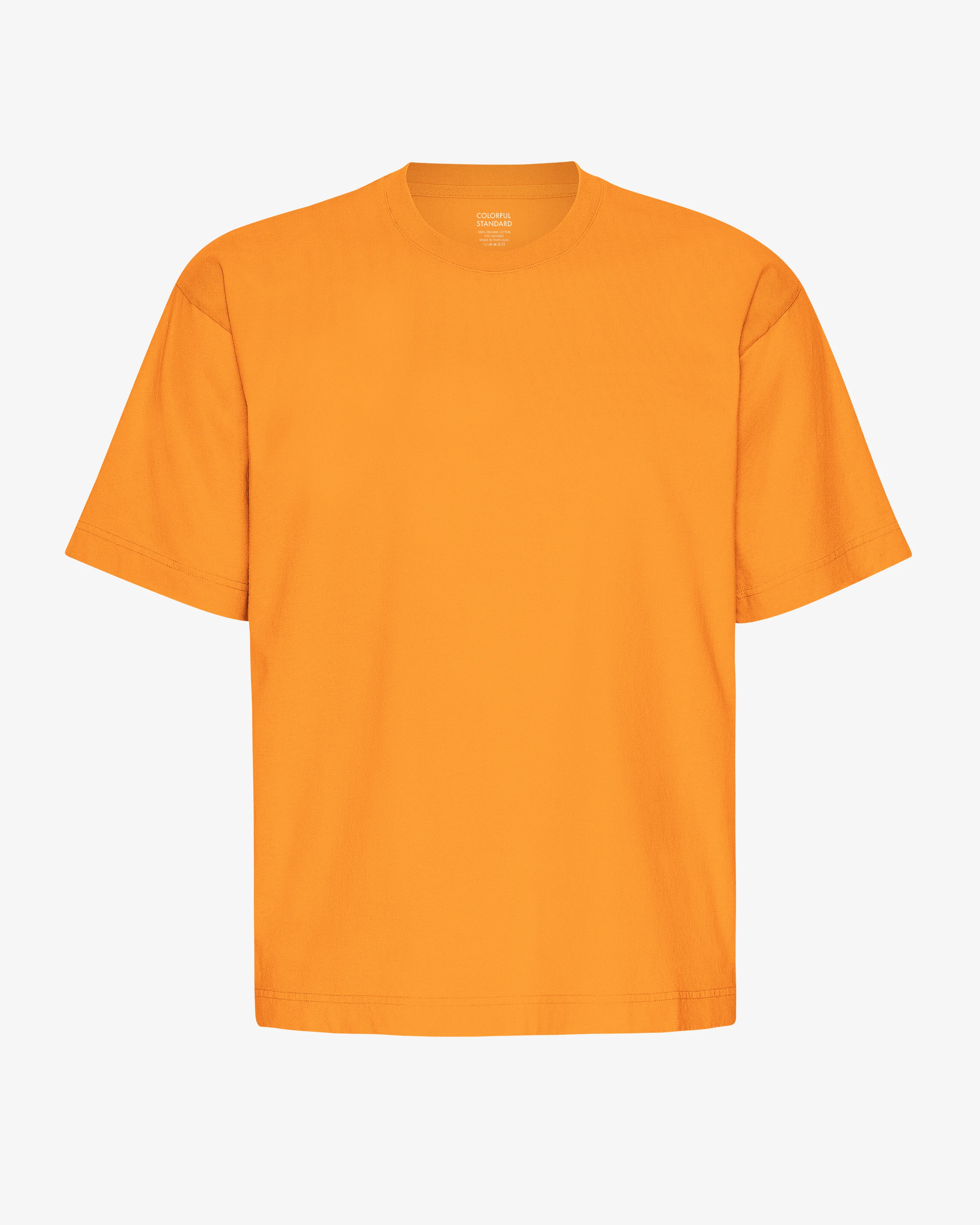 Oversized Organic T-Shirt - Sunny Orange
