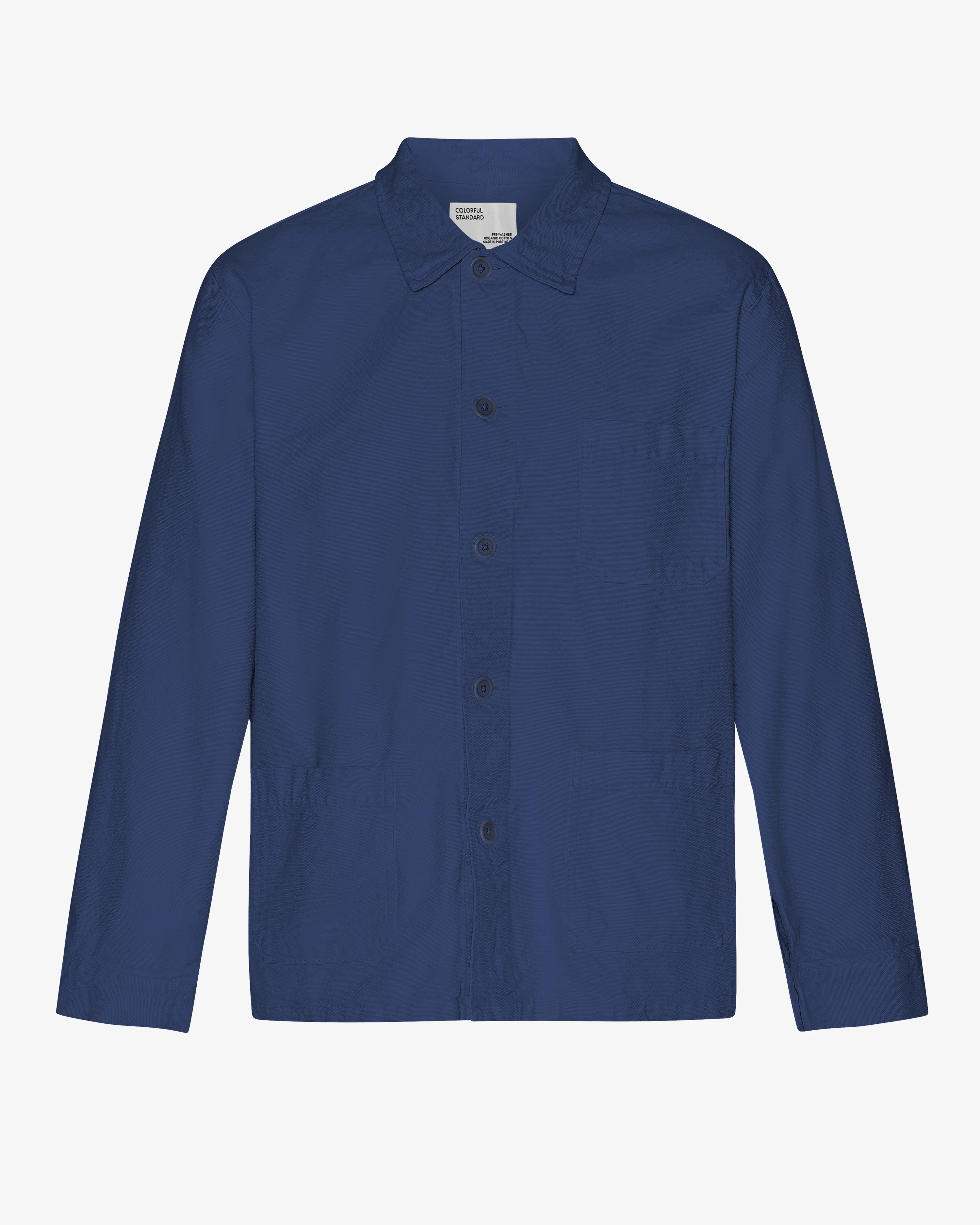 Organic Workwear Jacket - Marine Blue