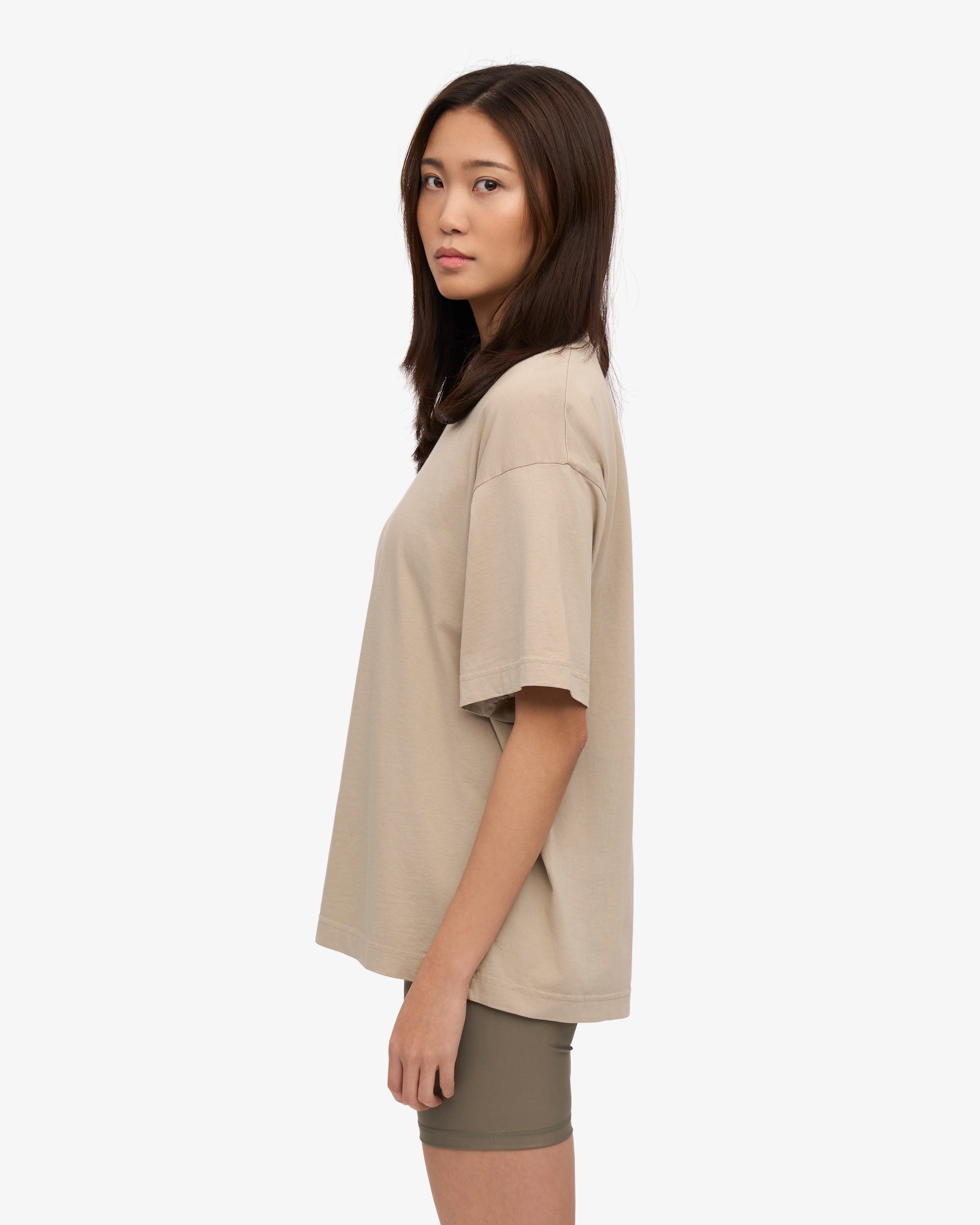 Oversized Organic T-Shirt - Oyster Grey
