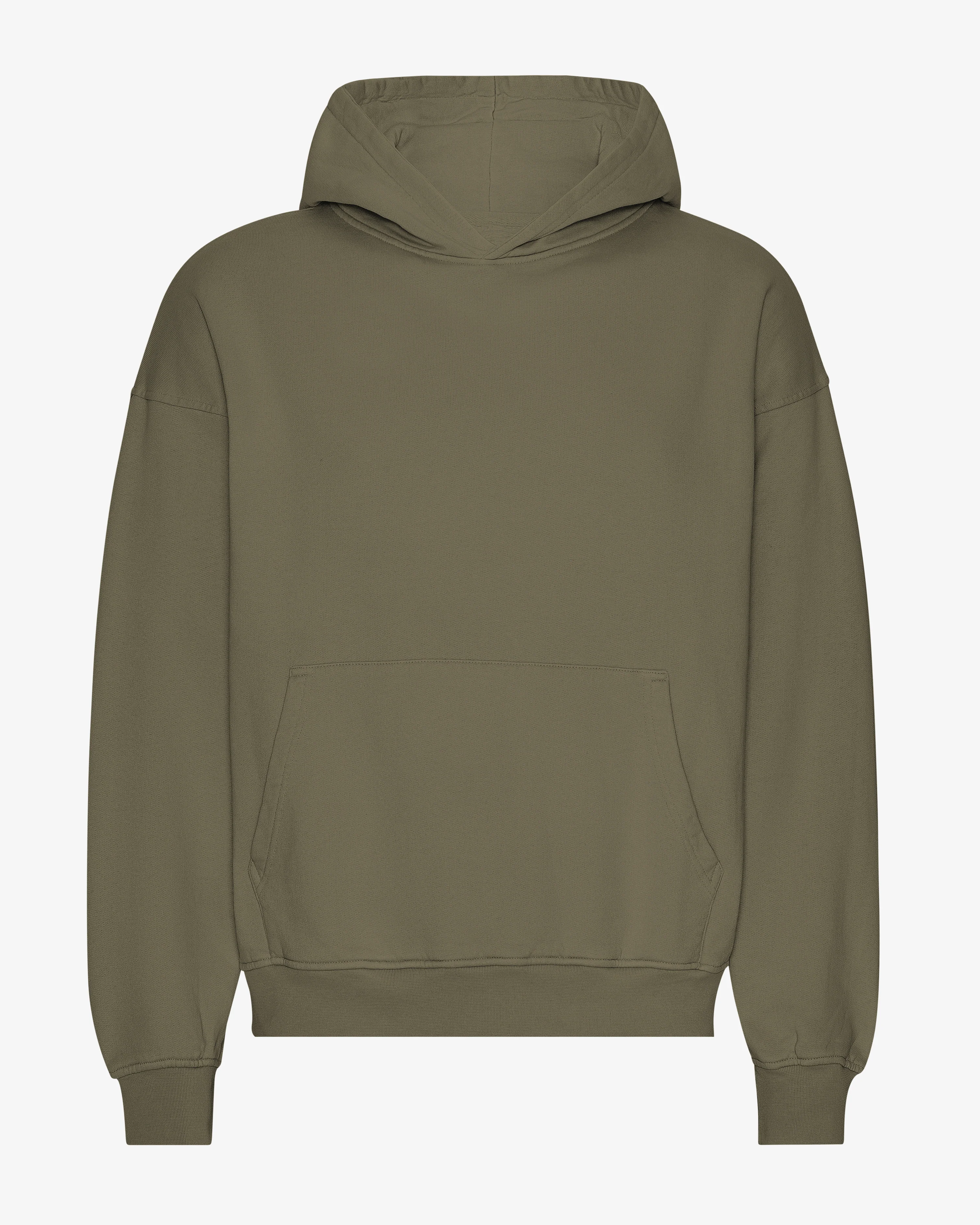 Organic Oversized Hood - Dusty Olive