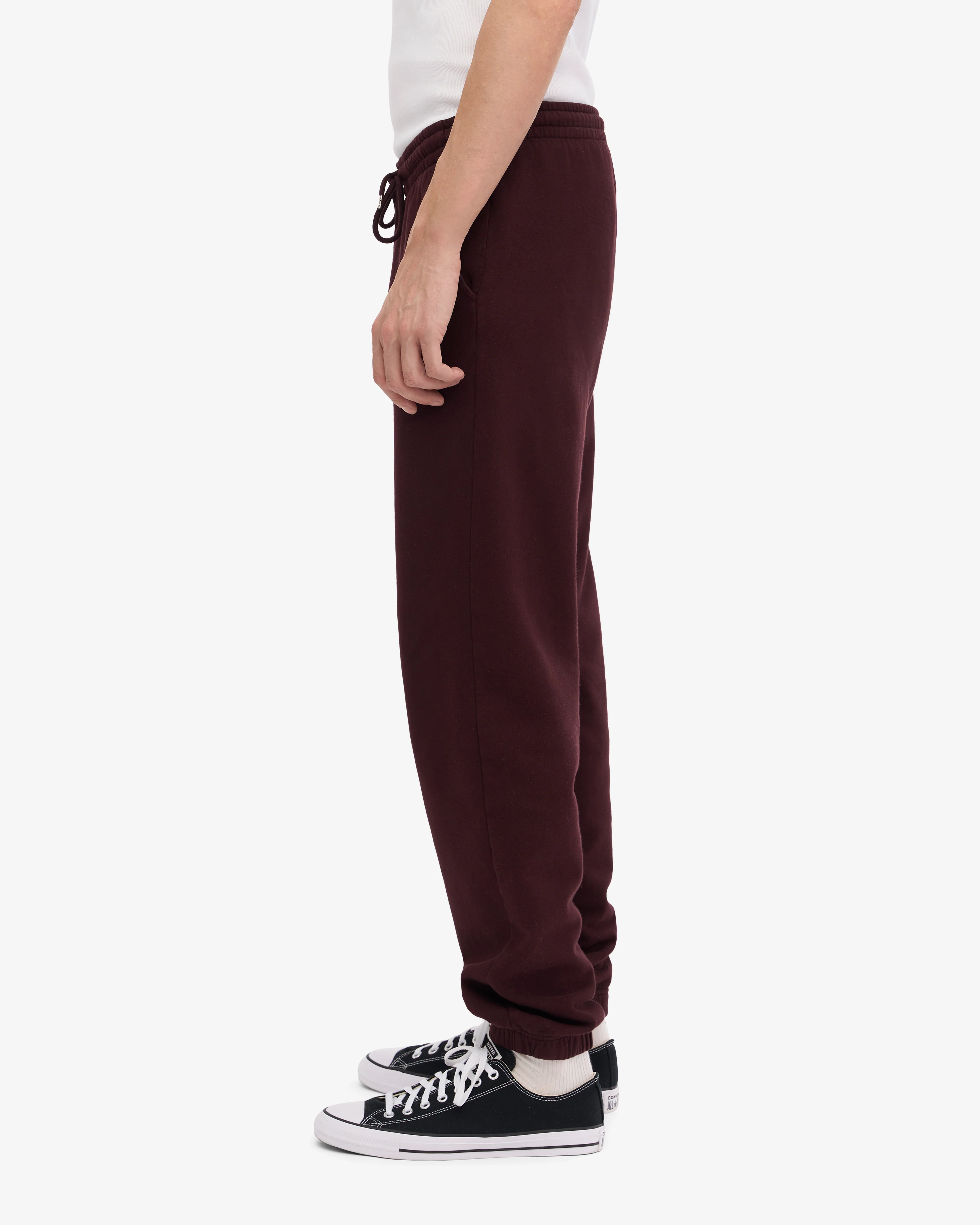 Organic Sweatpants - Oxblood Red
