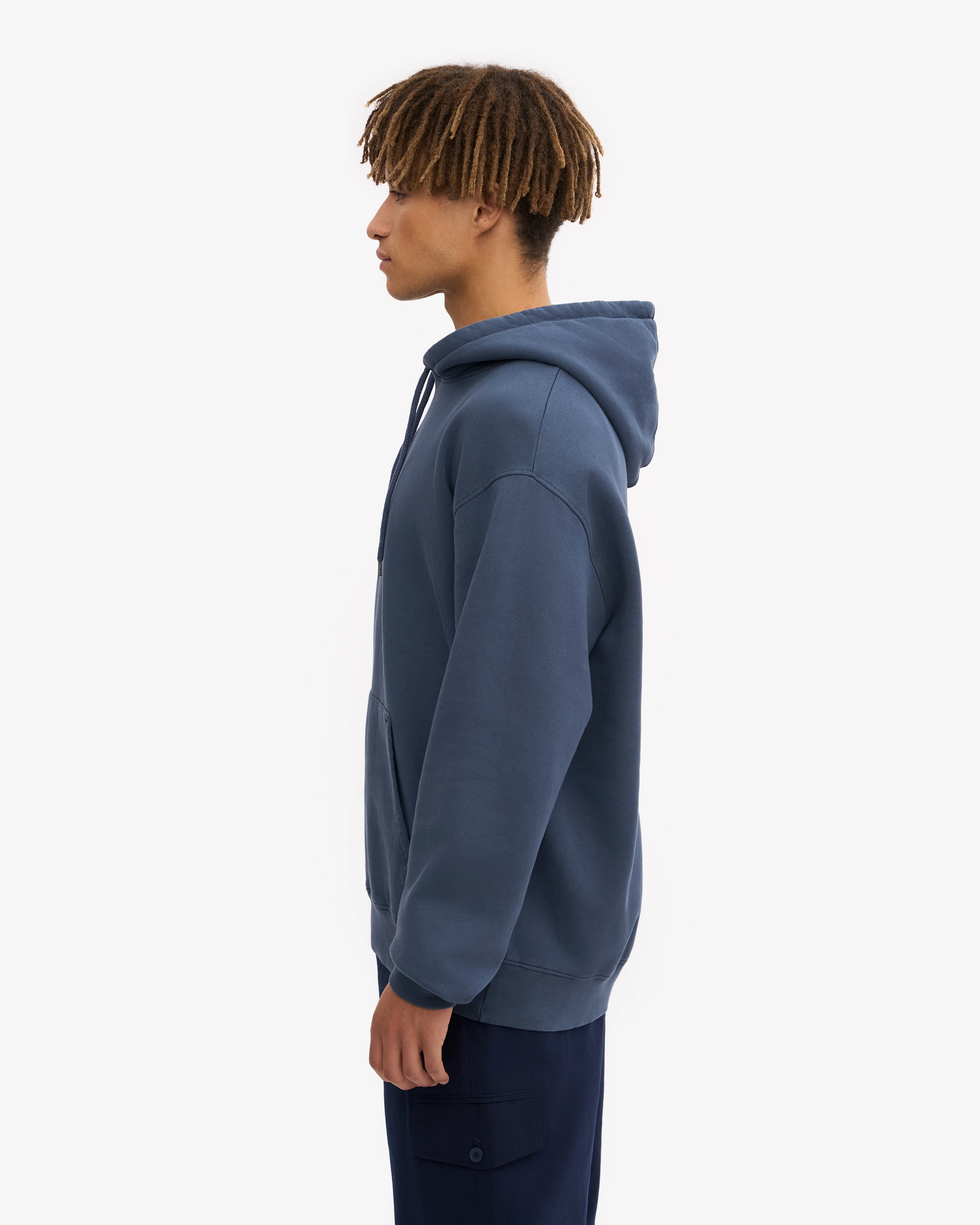 Classic Organic Hood - Petrol Blue