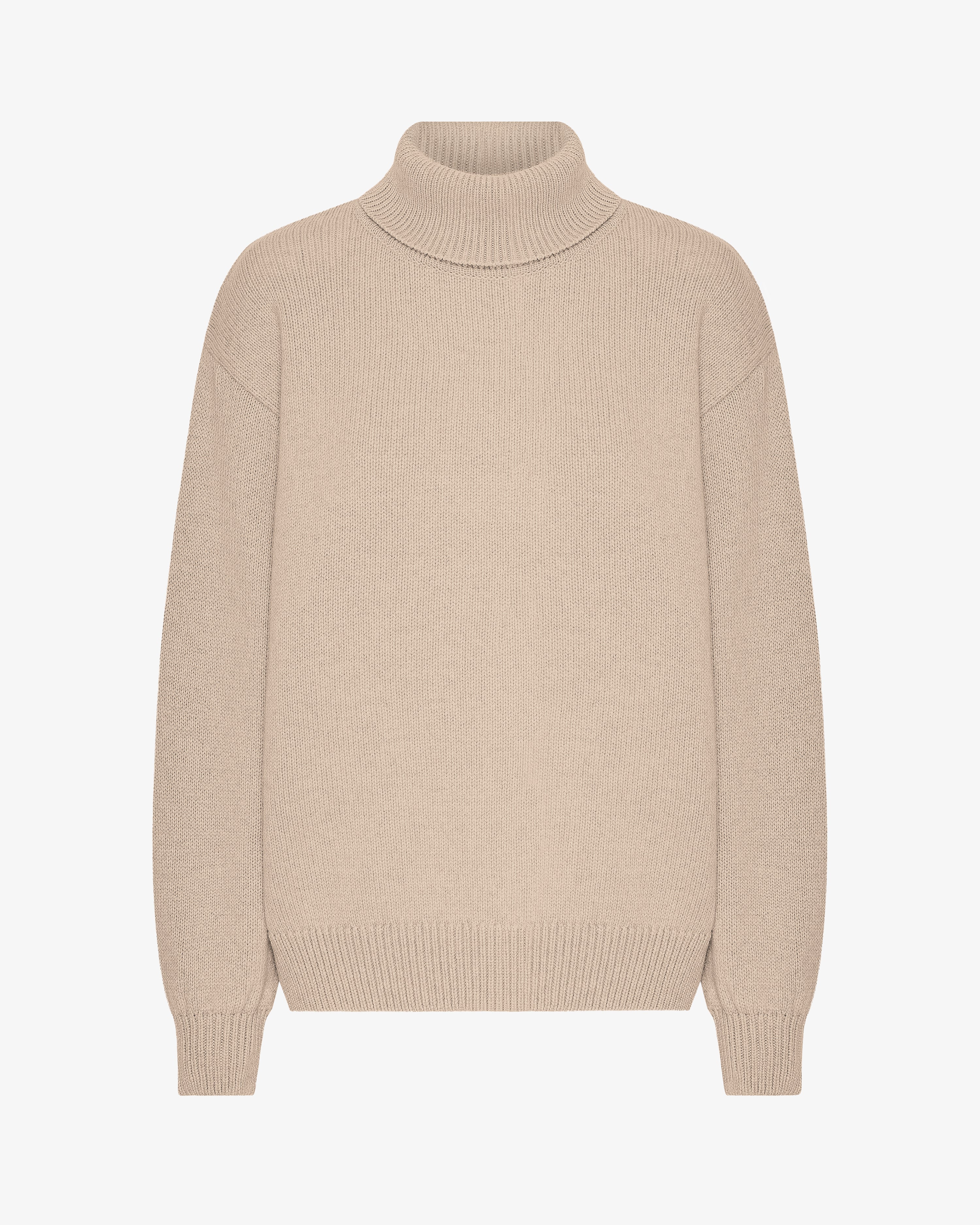 Merino Wool Turtleneck - Ivory White