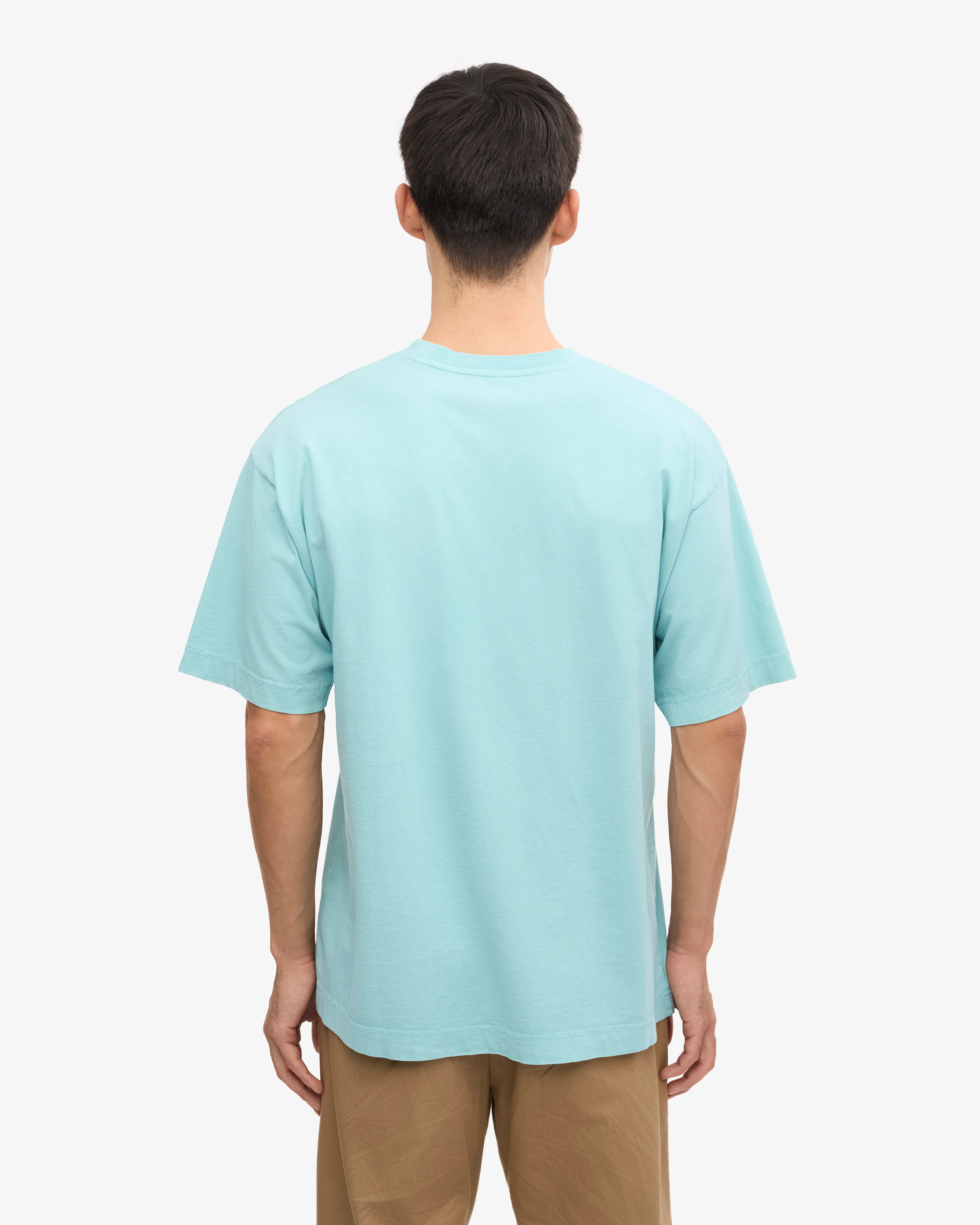 Oversized Organic T-Shirt - Teal Blue