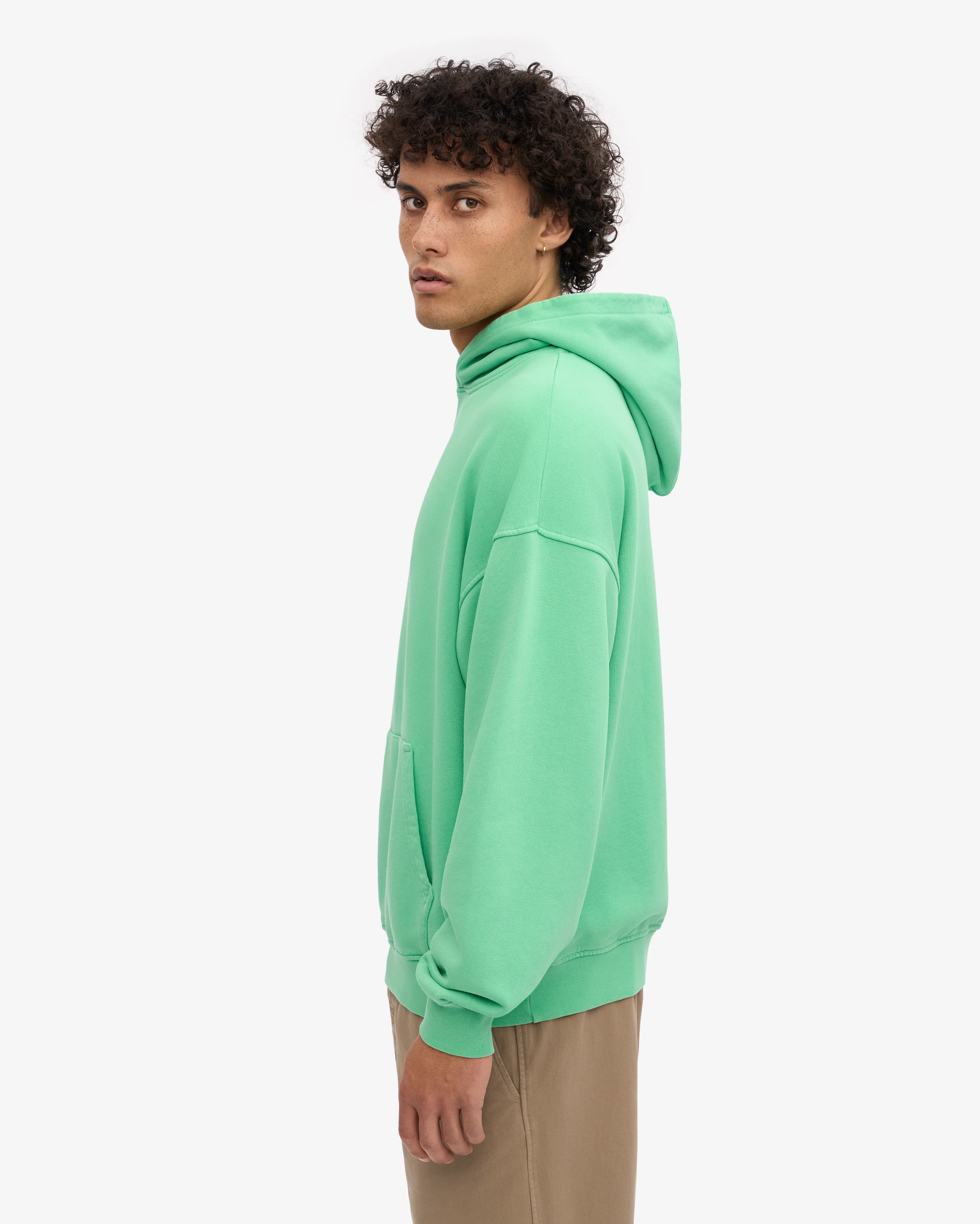 Organic Oversized Hood - Spring Green