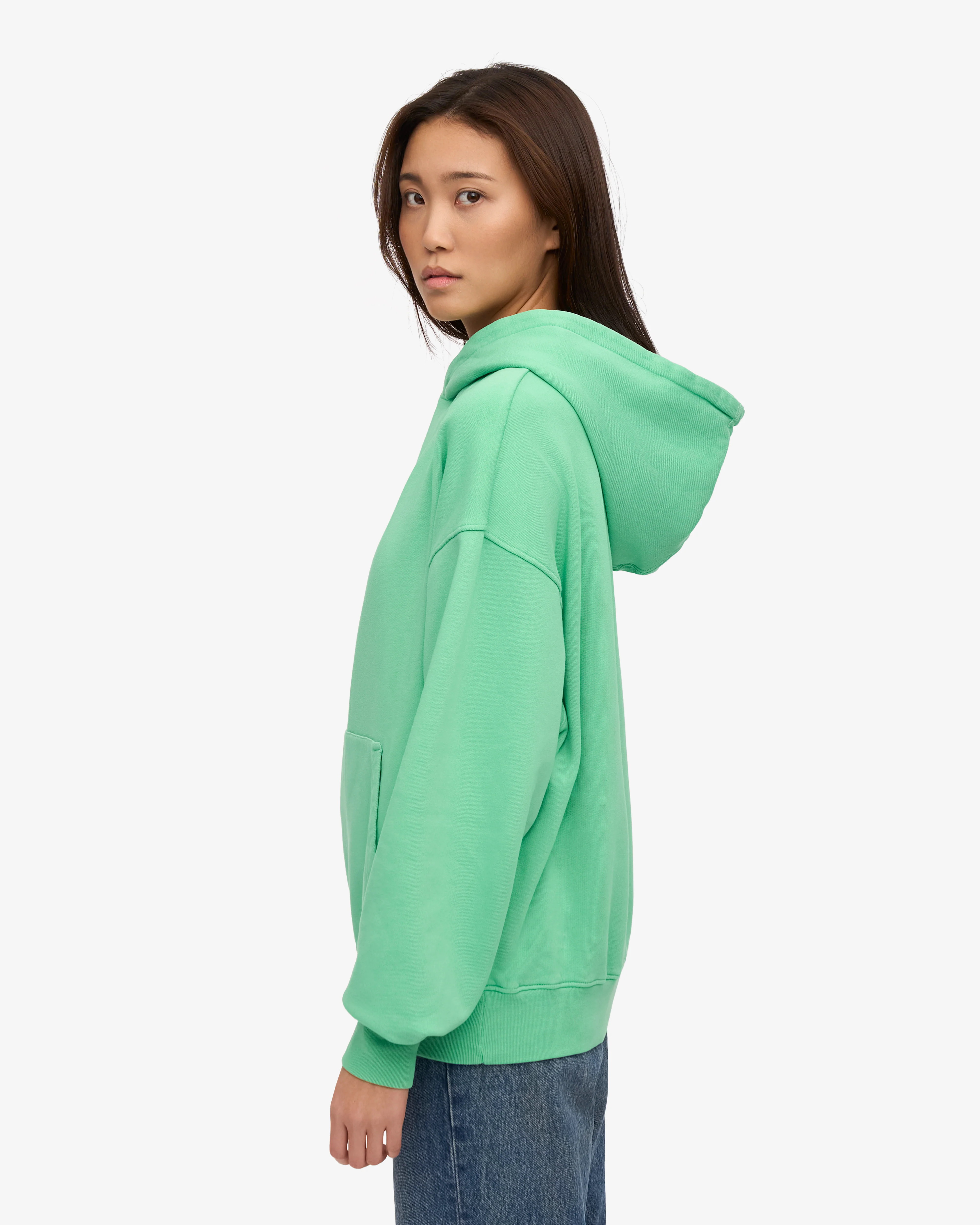 Organic Oversized Hood - Spring Green