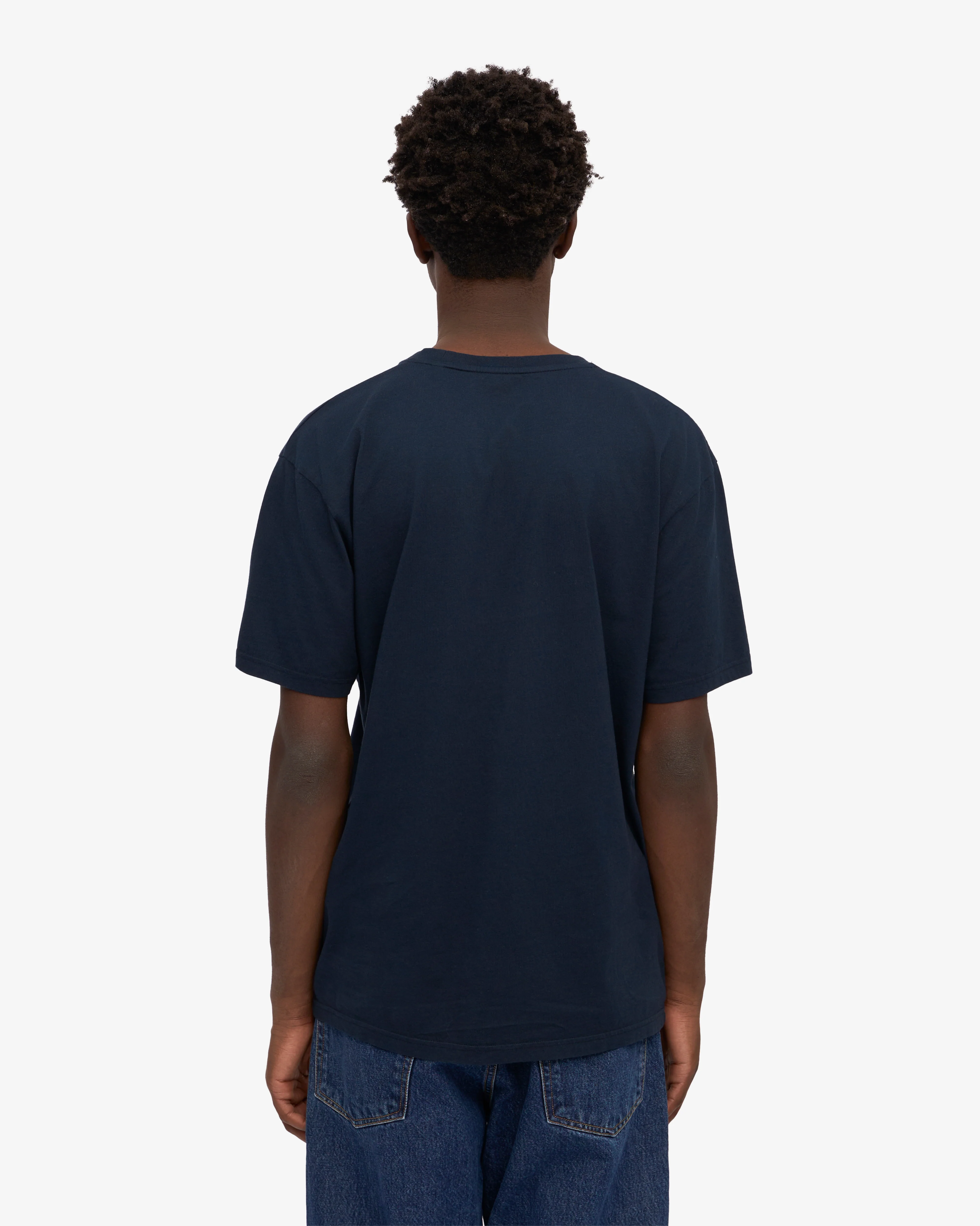 Classic Organic Tee - Navy Blue