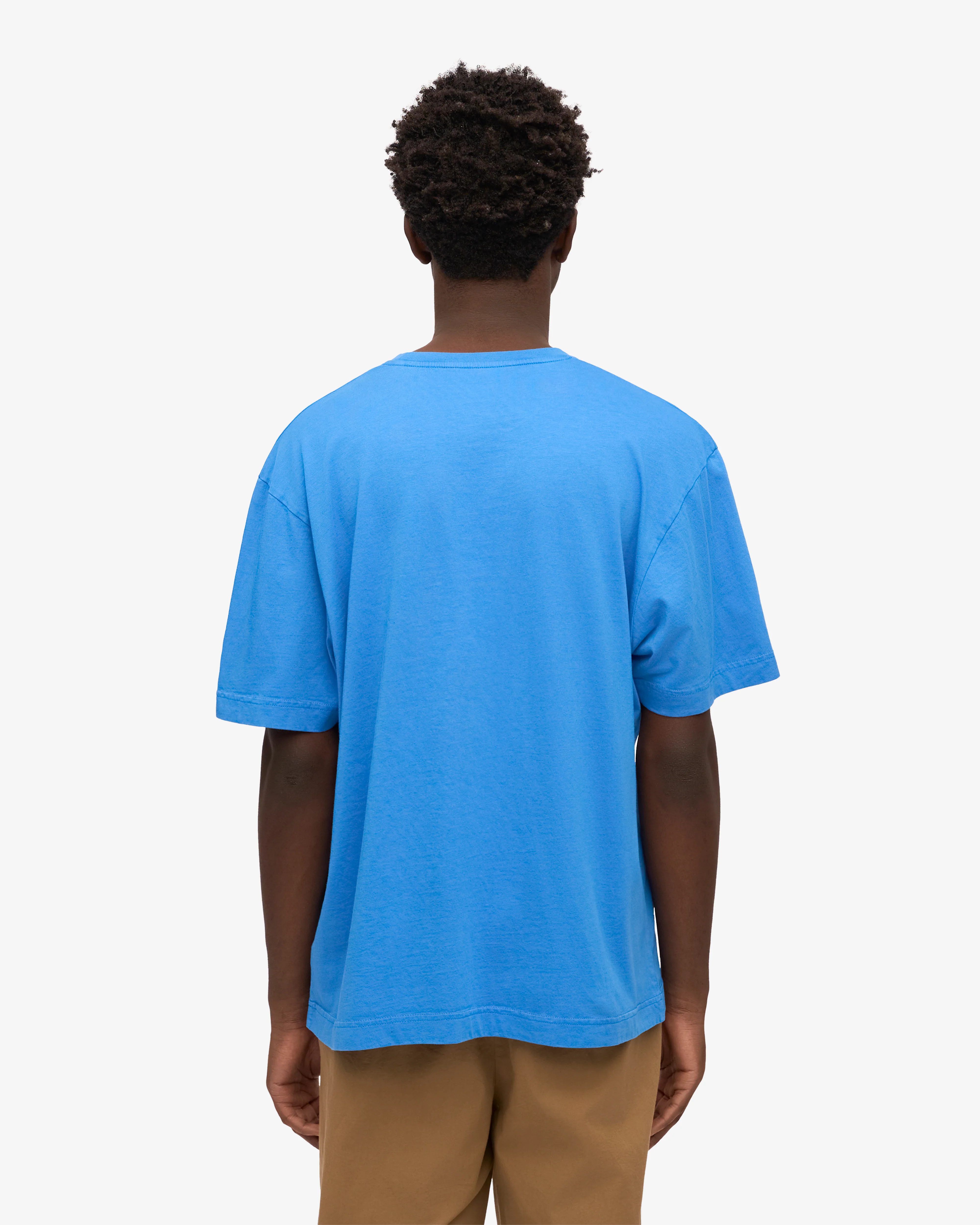 Oversized Organic T-Shirt - Pacific Blue