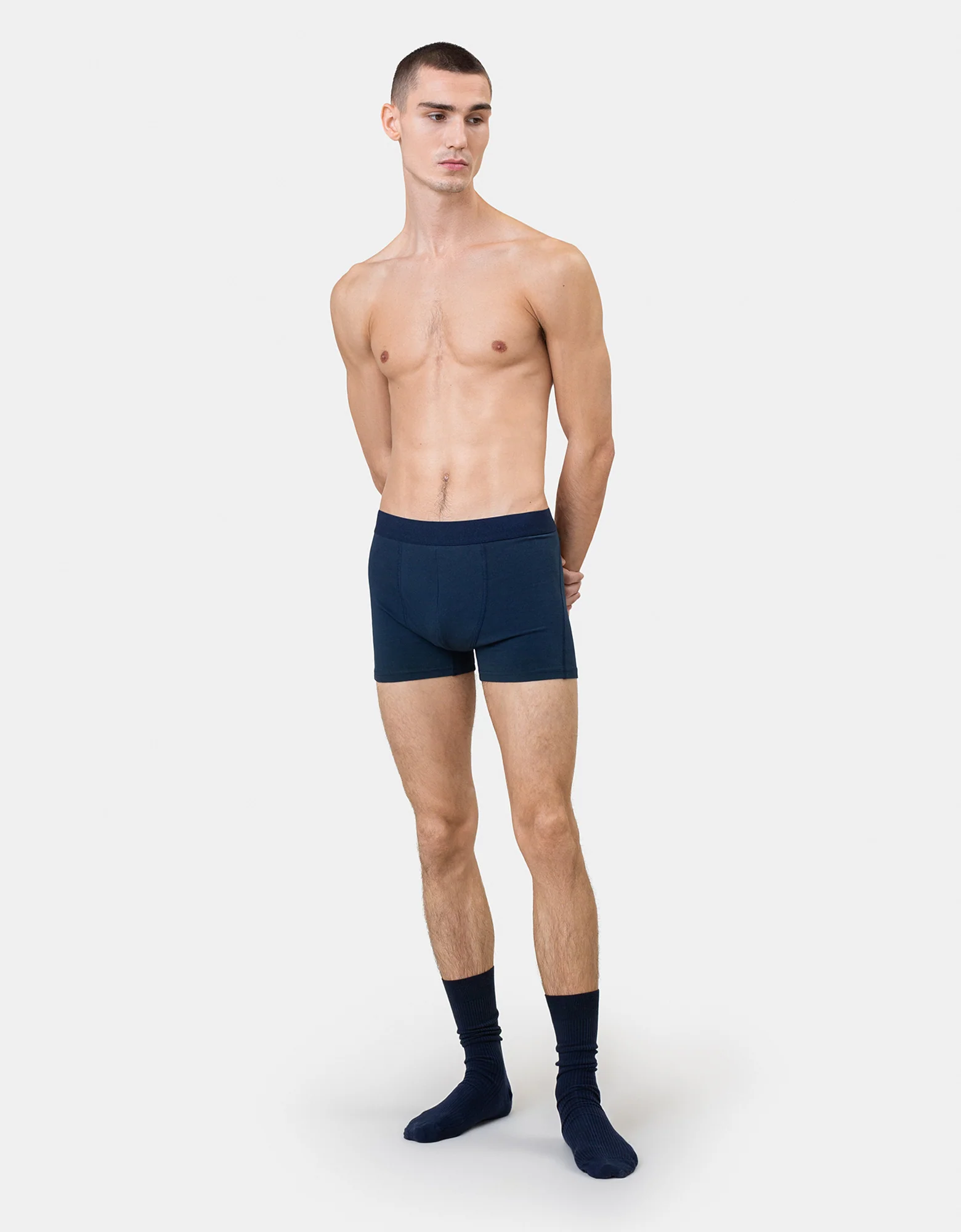 Classic Organic Boxer Briefs - Ivory White