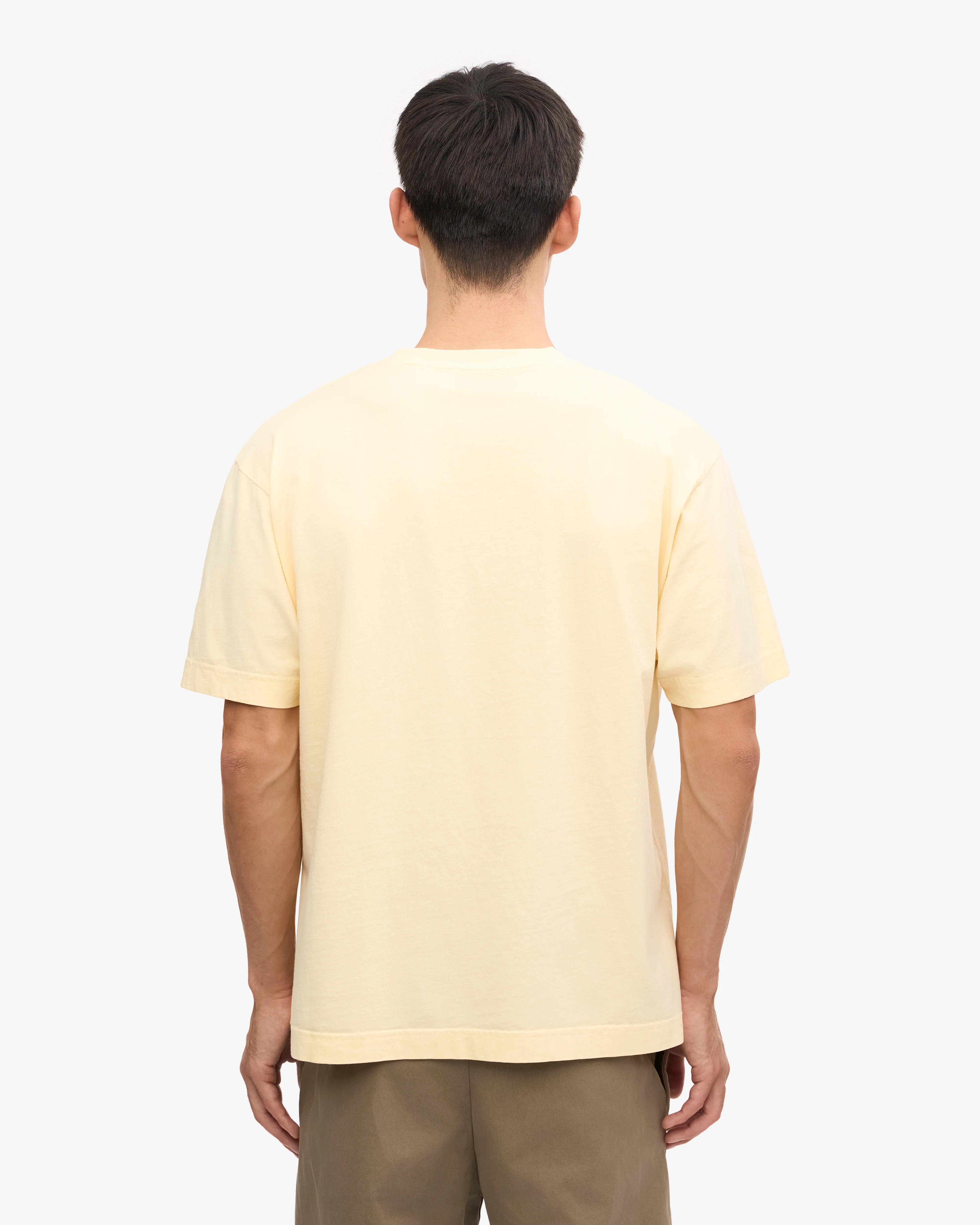 Oversized Organic T-Shirt - Soft Yellow