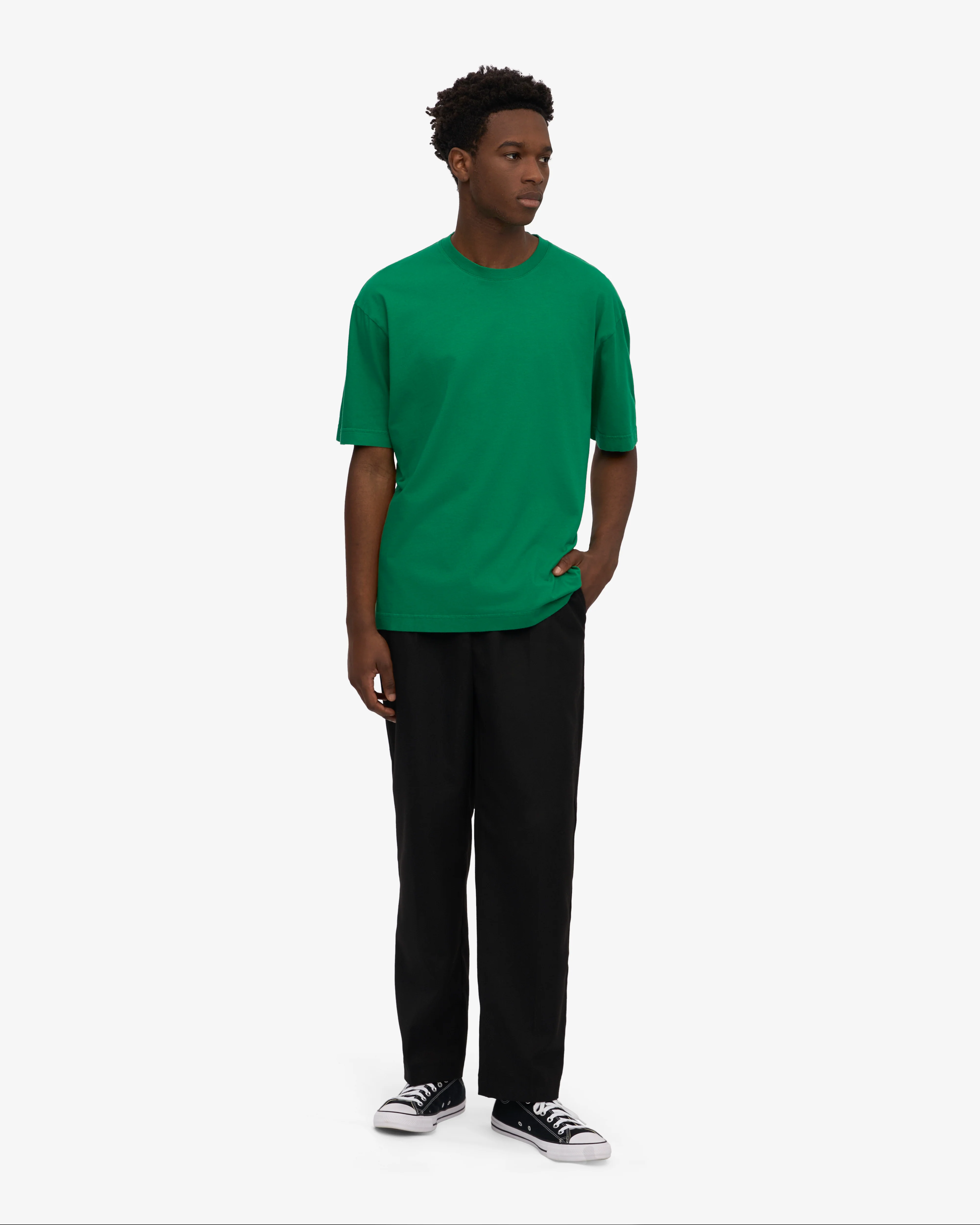 Oversized Organic T-Shirt - Kelly Green