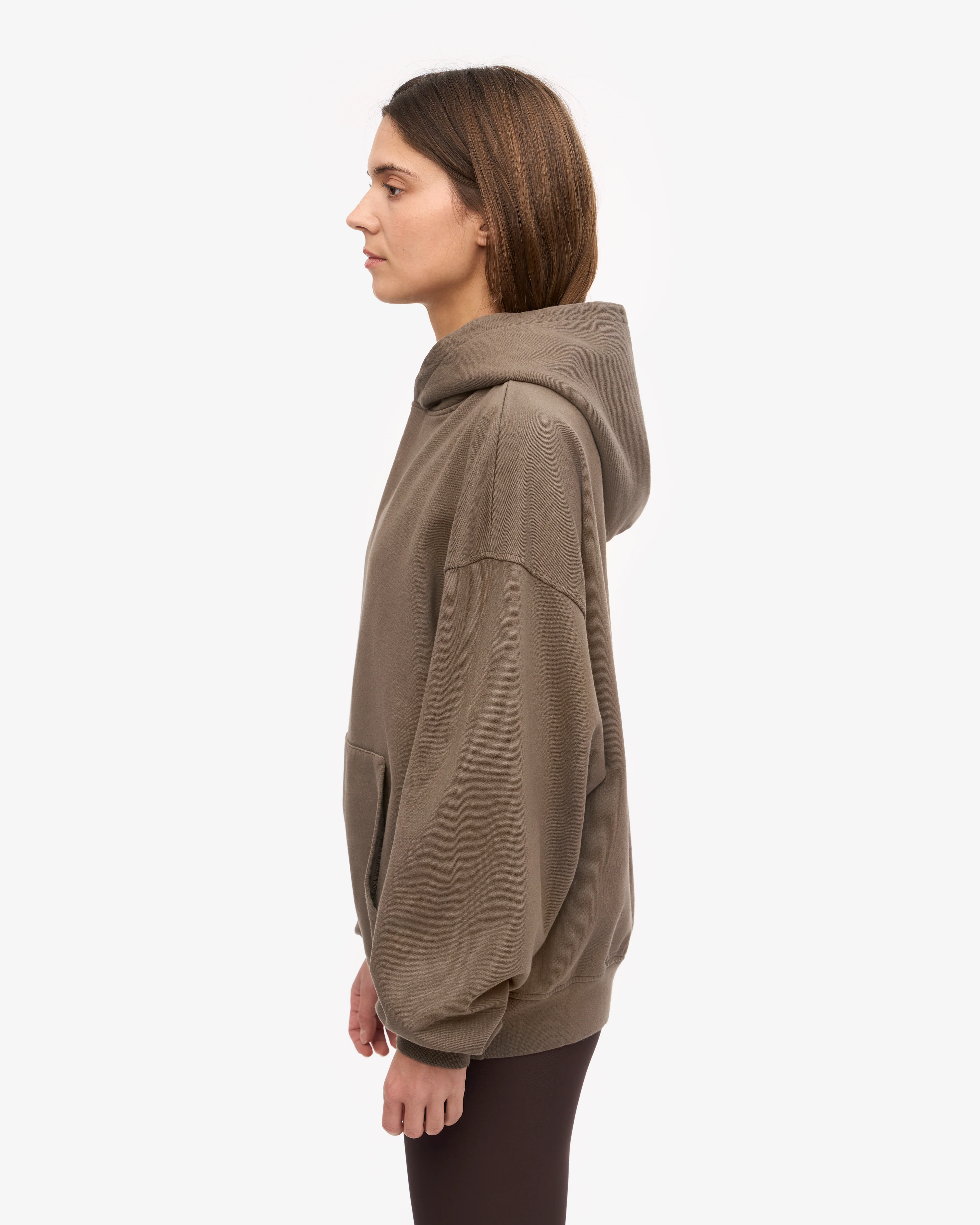 Organic Oversized Hood - Cedar Brown