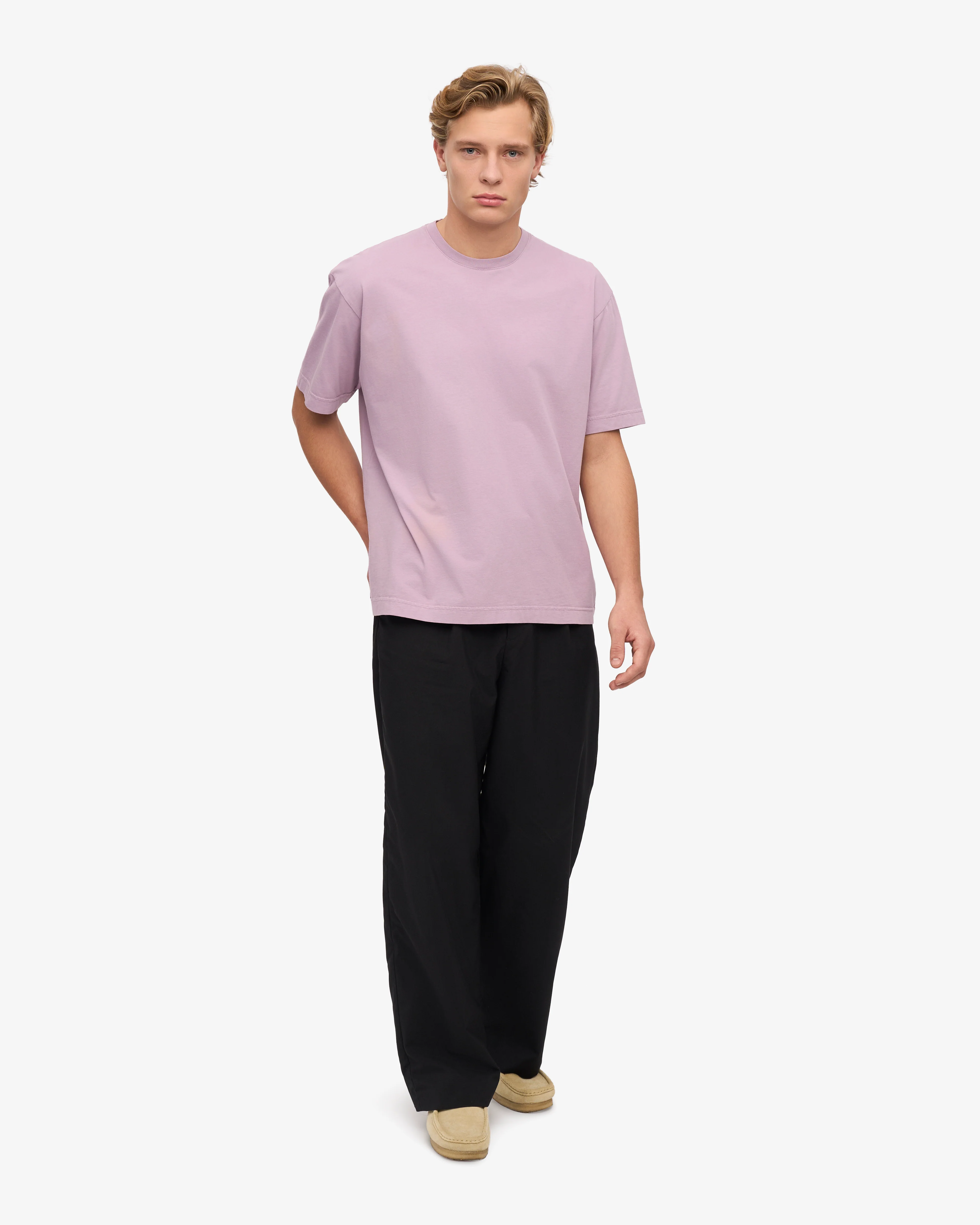 Oversized Organic T-Shirt - Pearly Purple