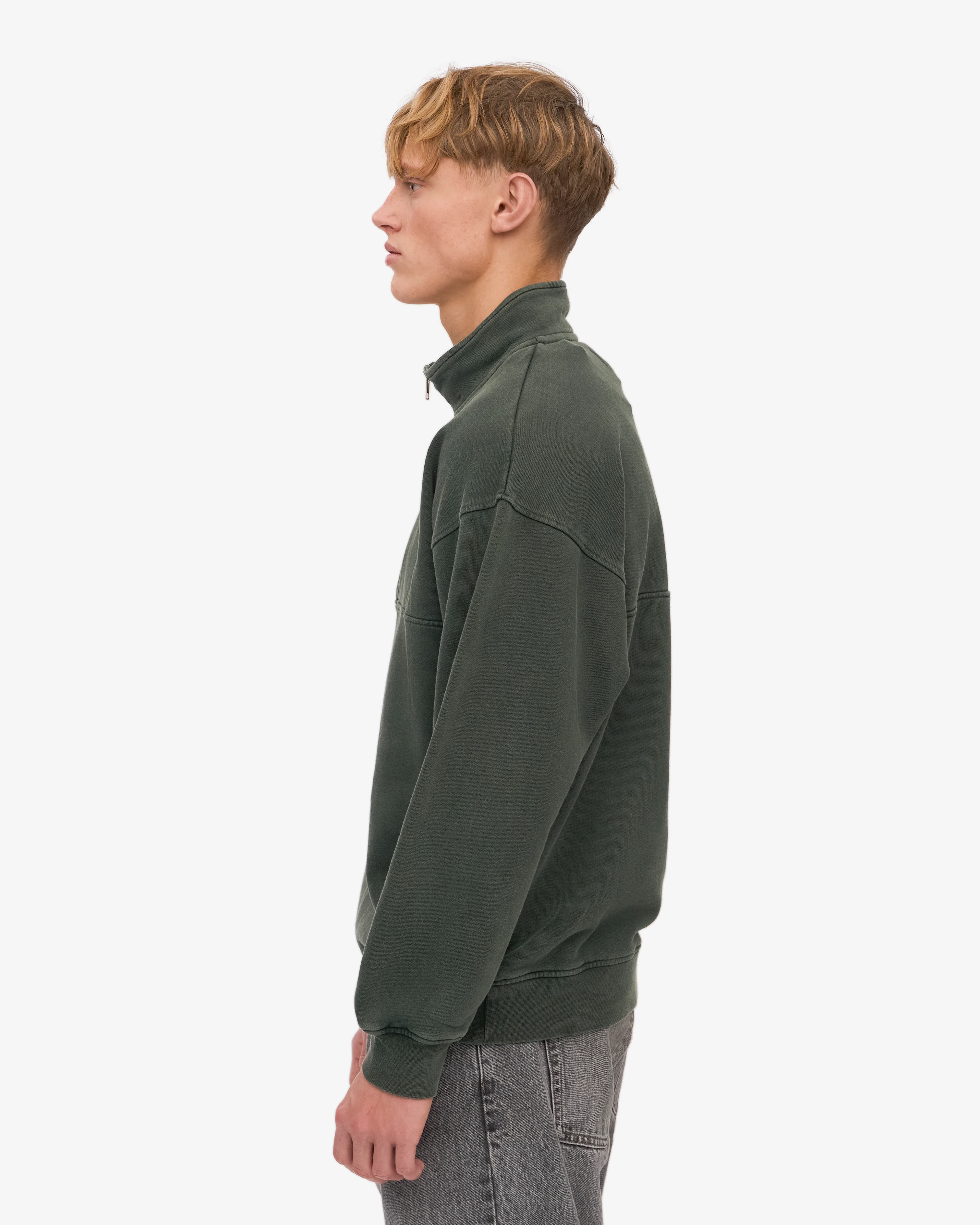 Organic Quarter Zip - Midnight Forest