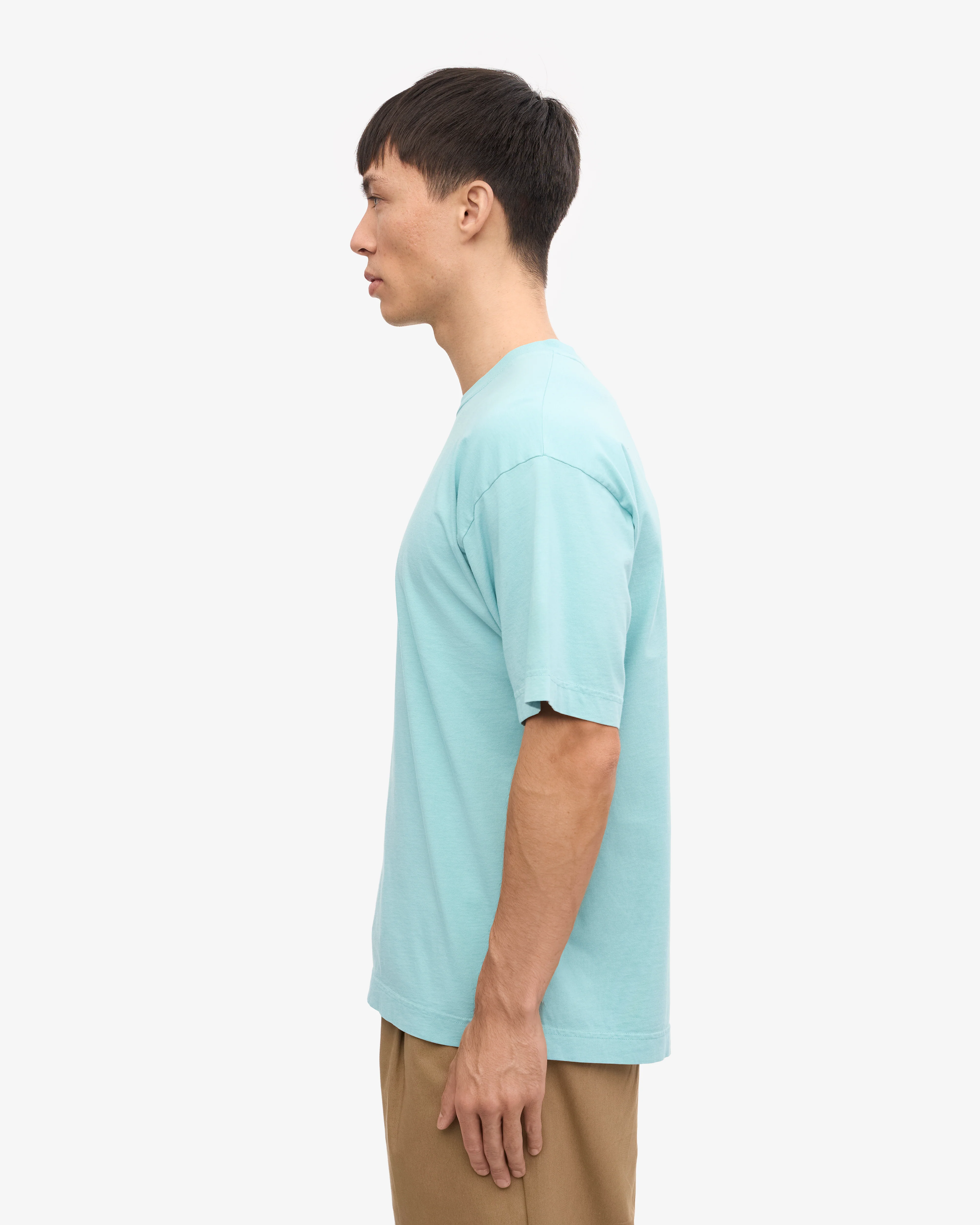Oversized Organic T-Shirt - Teal Blue