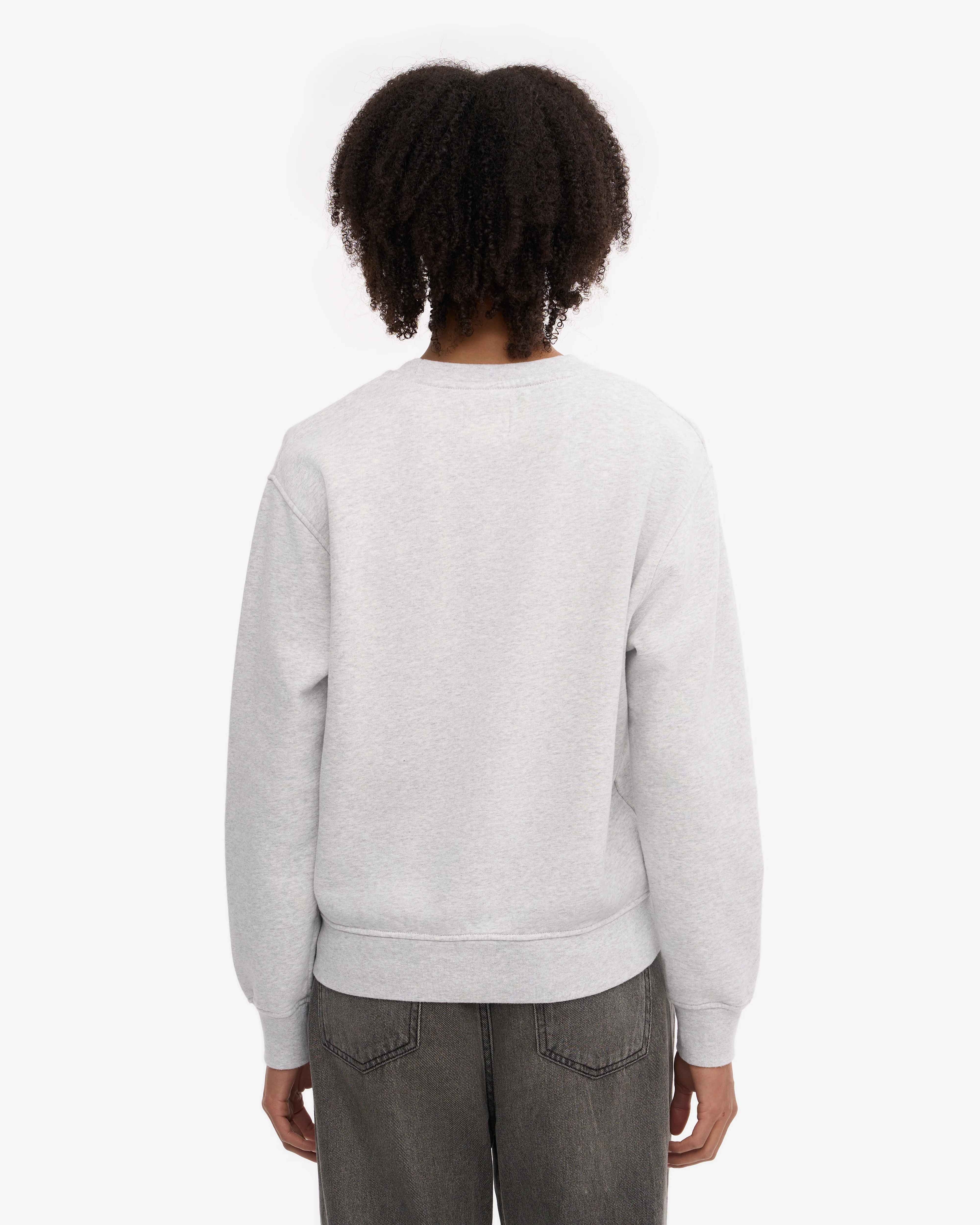 Women Classic Organic Crew - Snow Melange