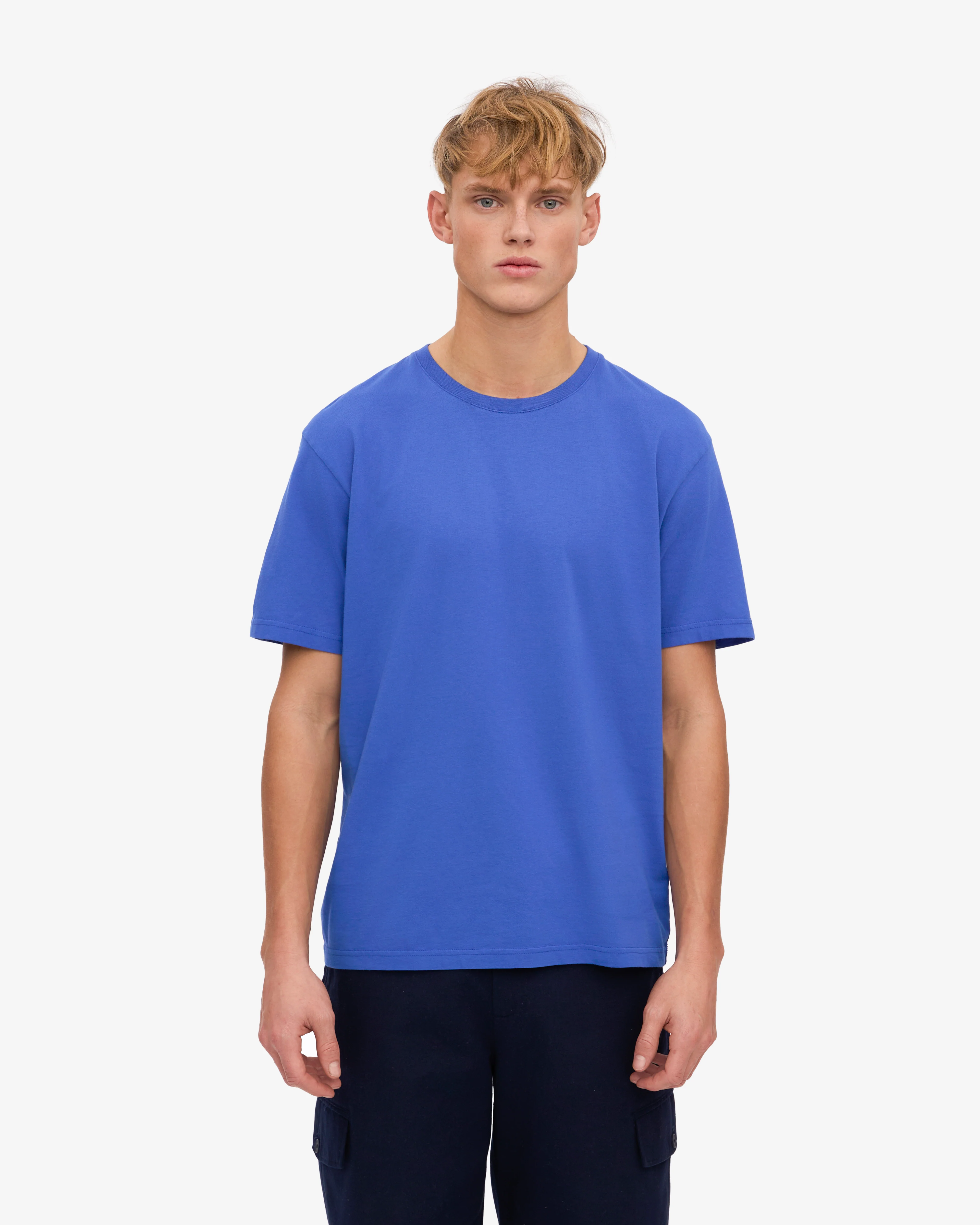 Classic Organic Tee - Sapphire Blue