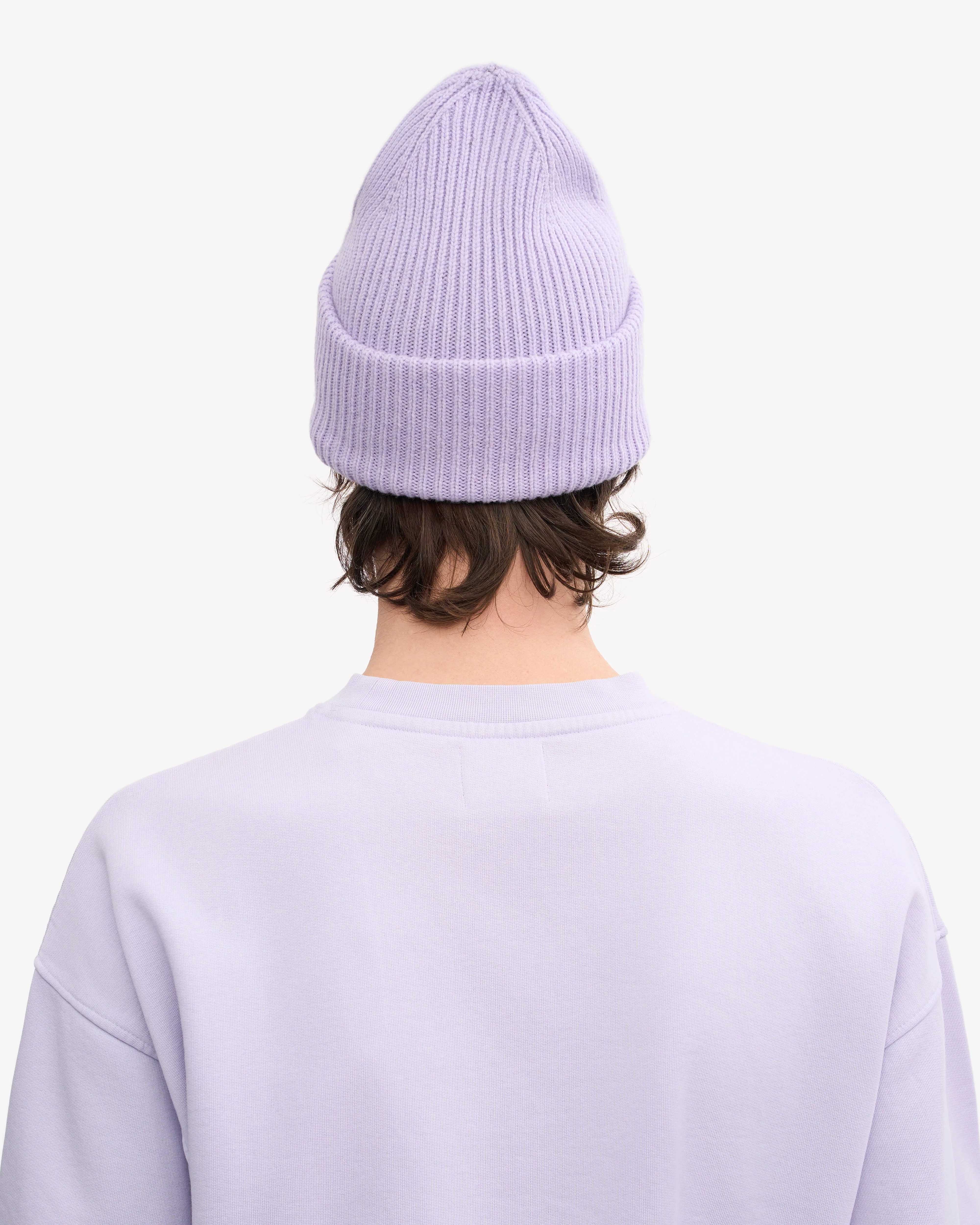 Merino Wool Hat - Soft Lavender