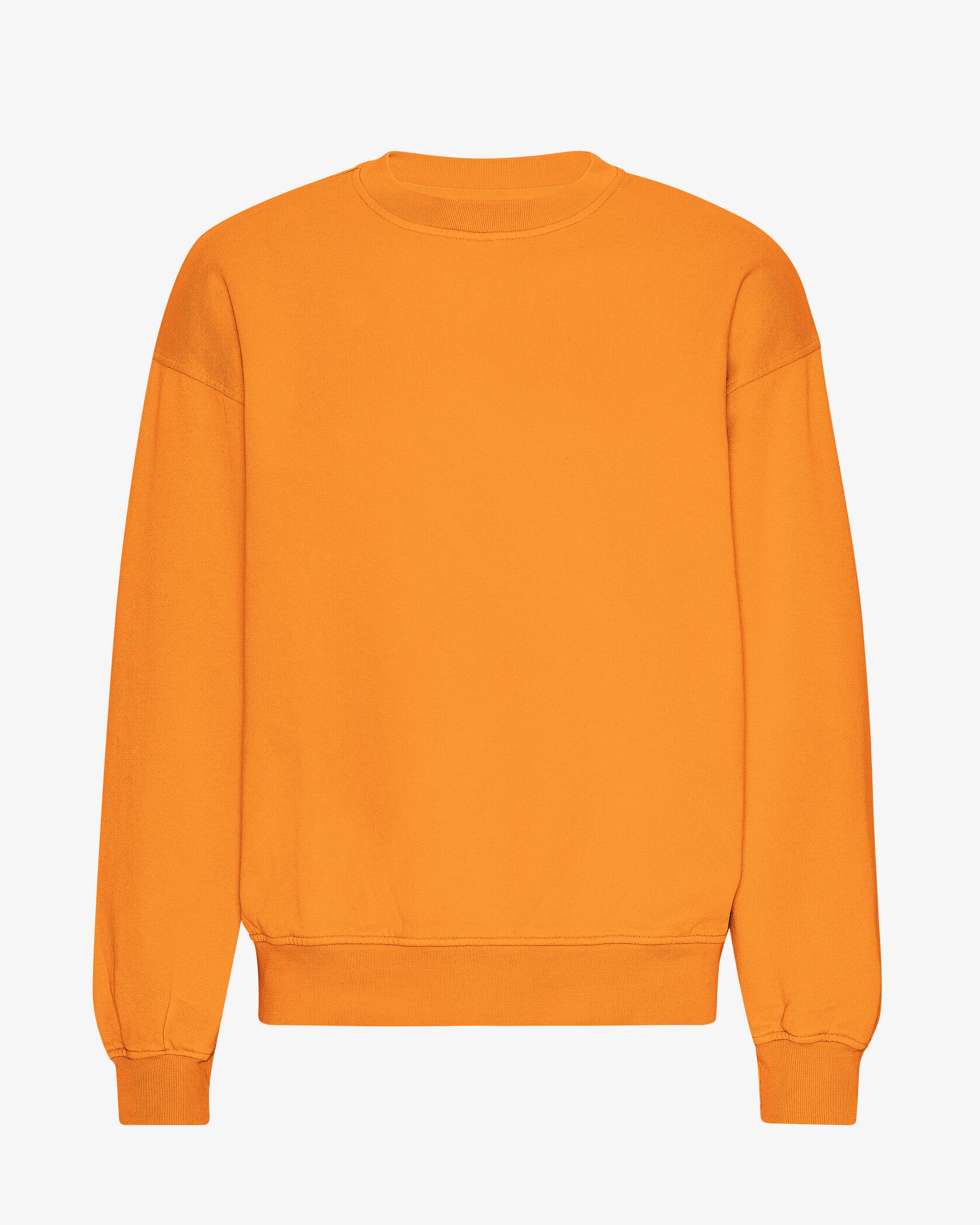 Organic Oversized Crew - Sunny Orange