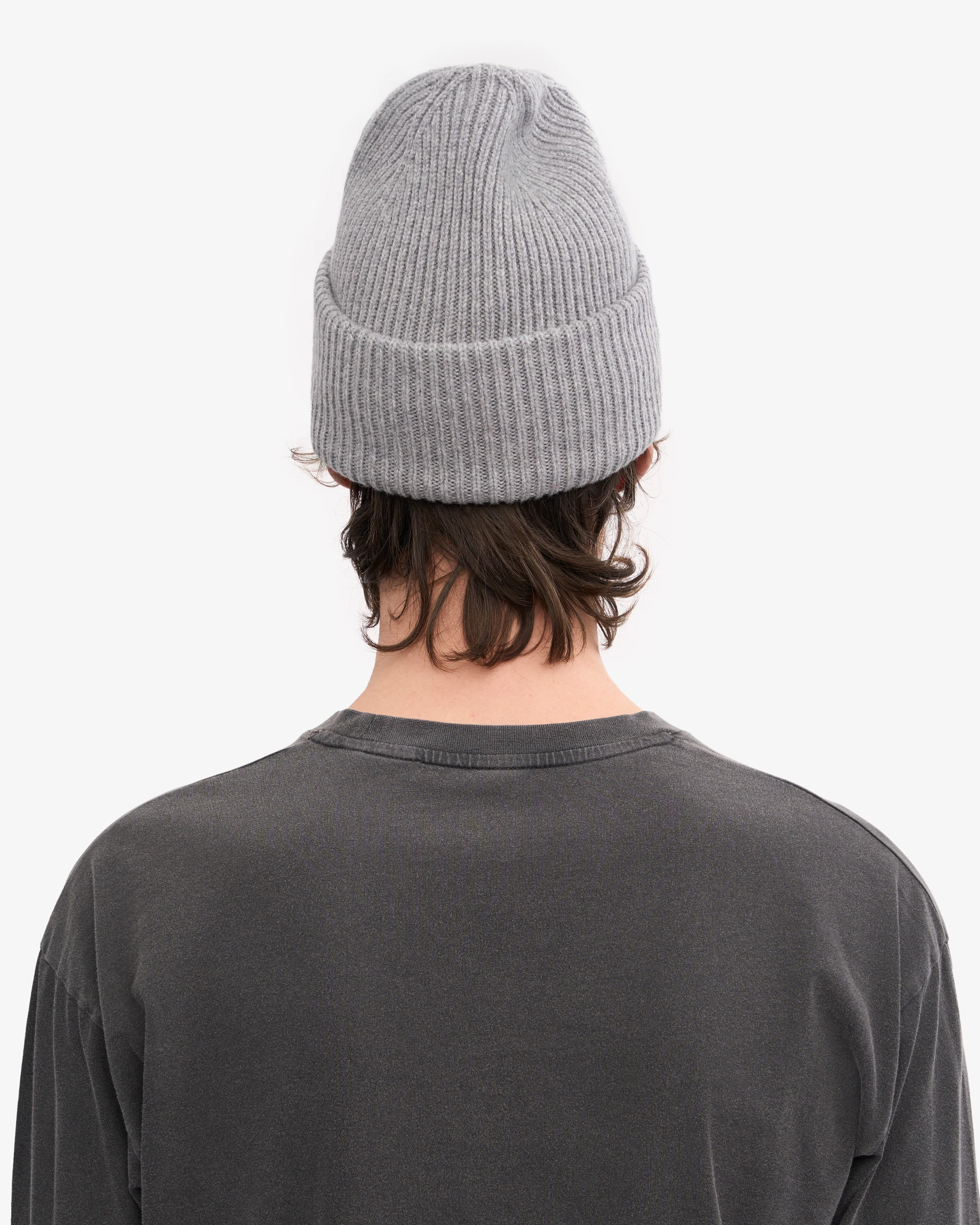 Merino Wool Hat - Heather Grey