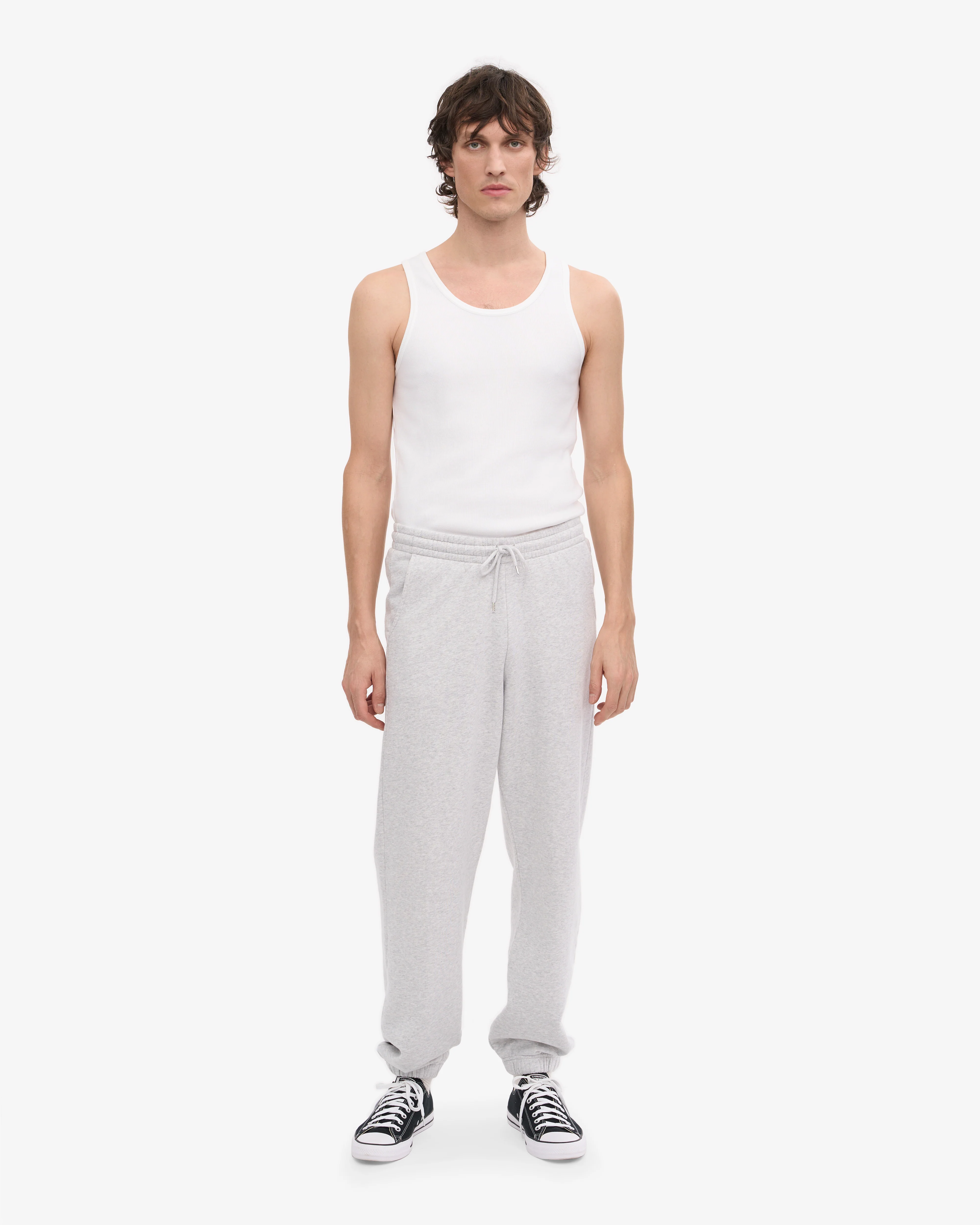 Organic Sweatpants - Snow Melange
