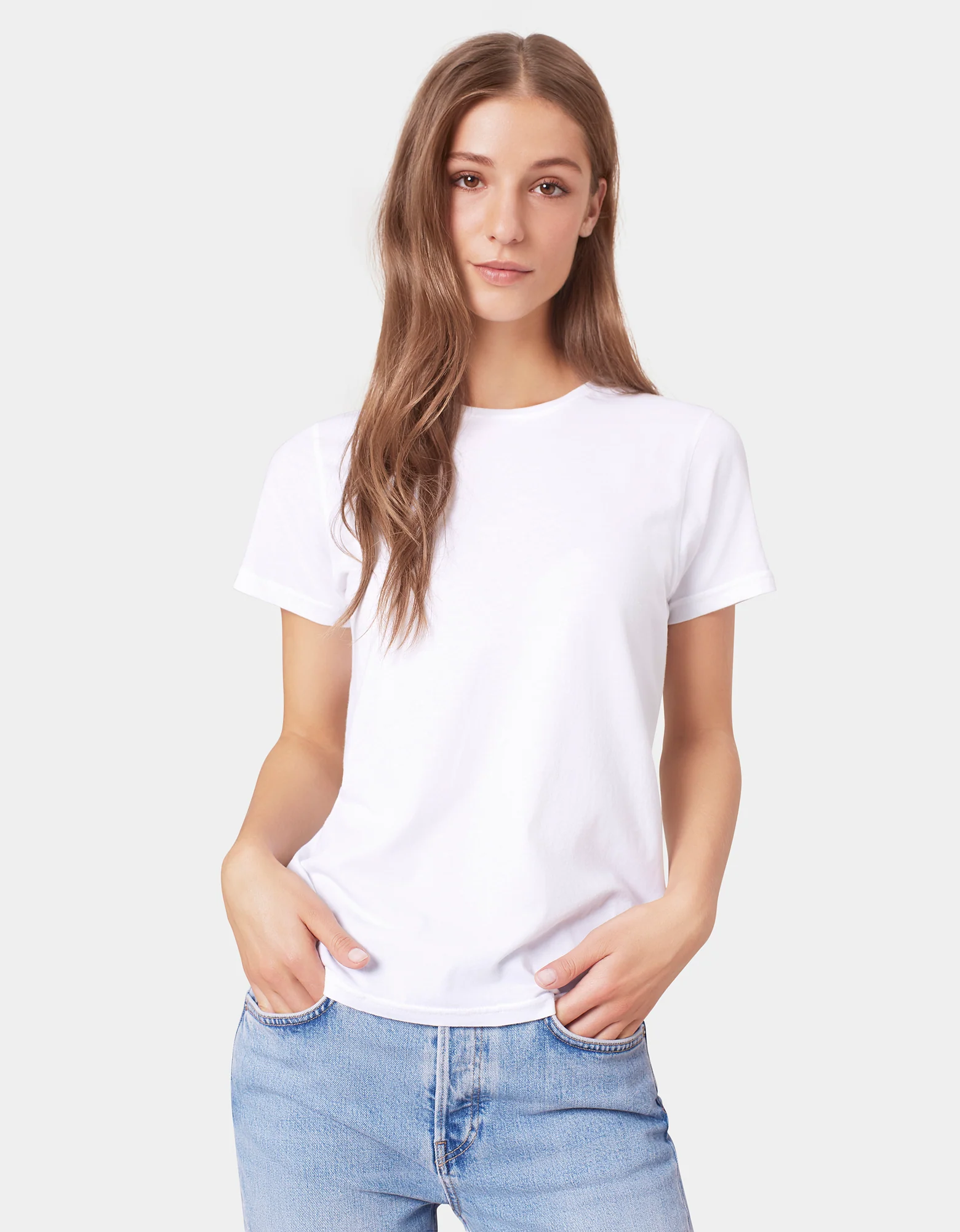 Women Light Organic Tee - Petrol Blue