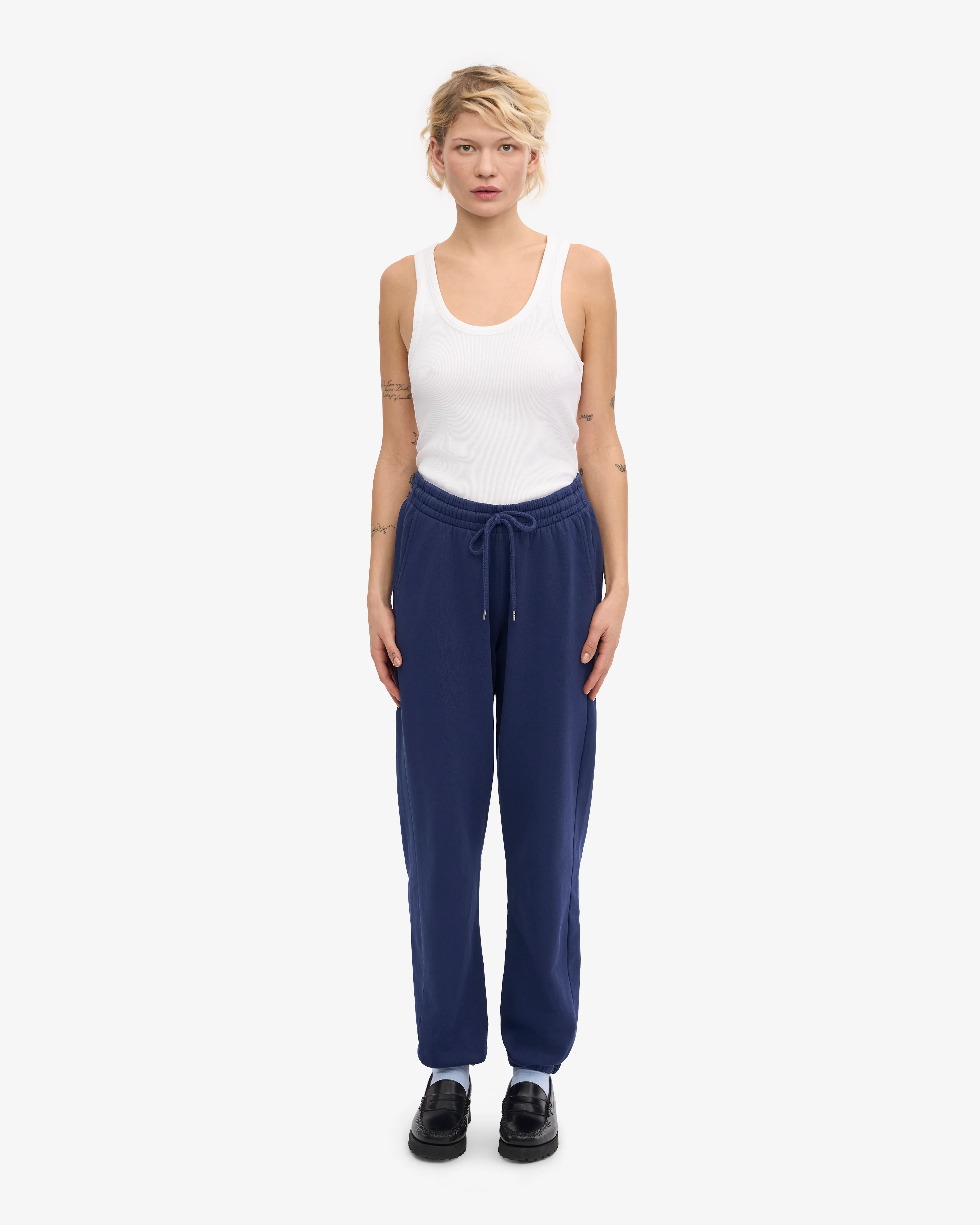 Organic Sweatpants - Marine Blue