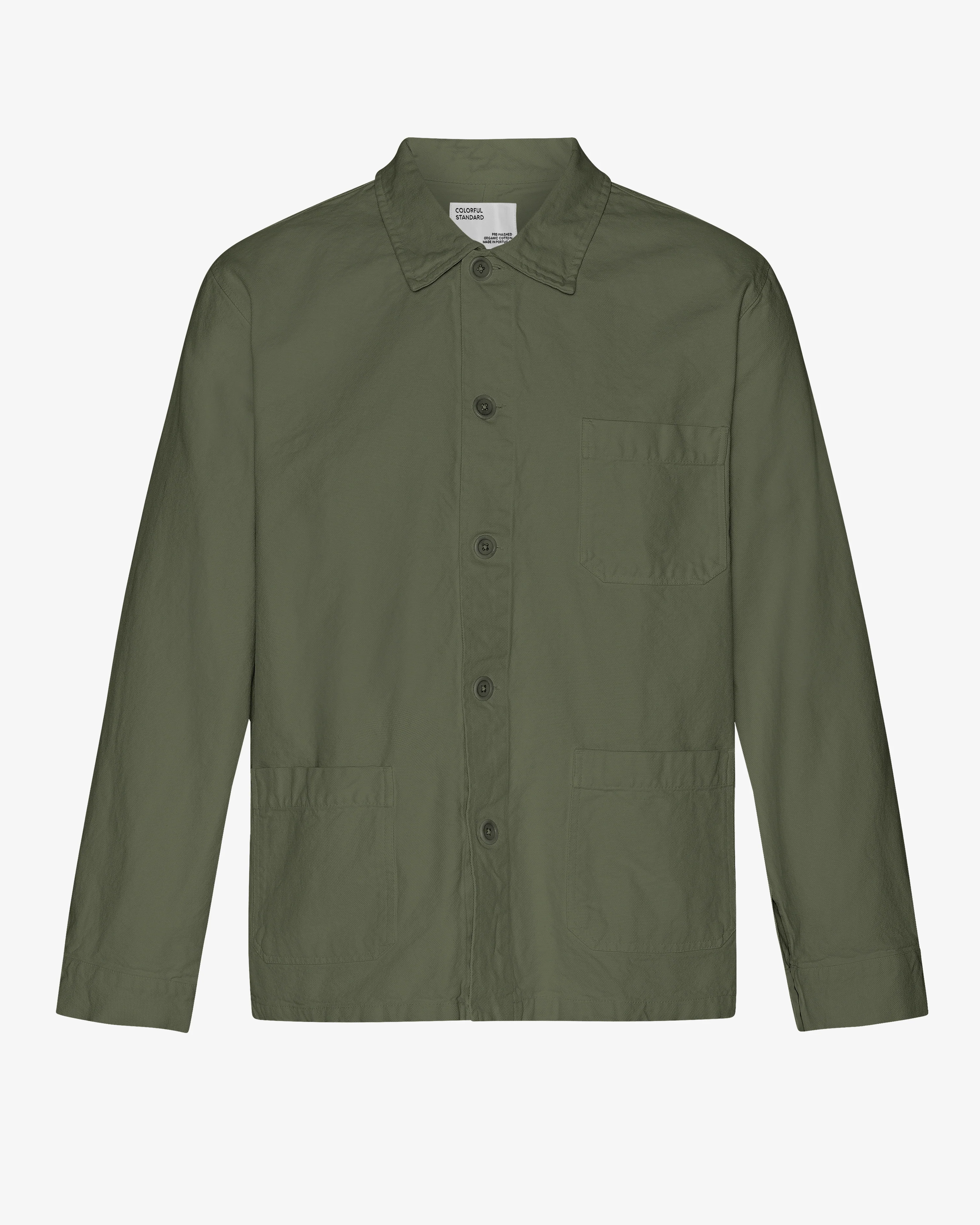 Organic Workwear Jacket - Dusty Olive