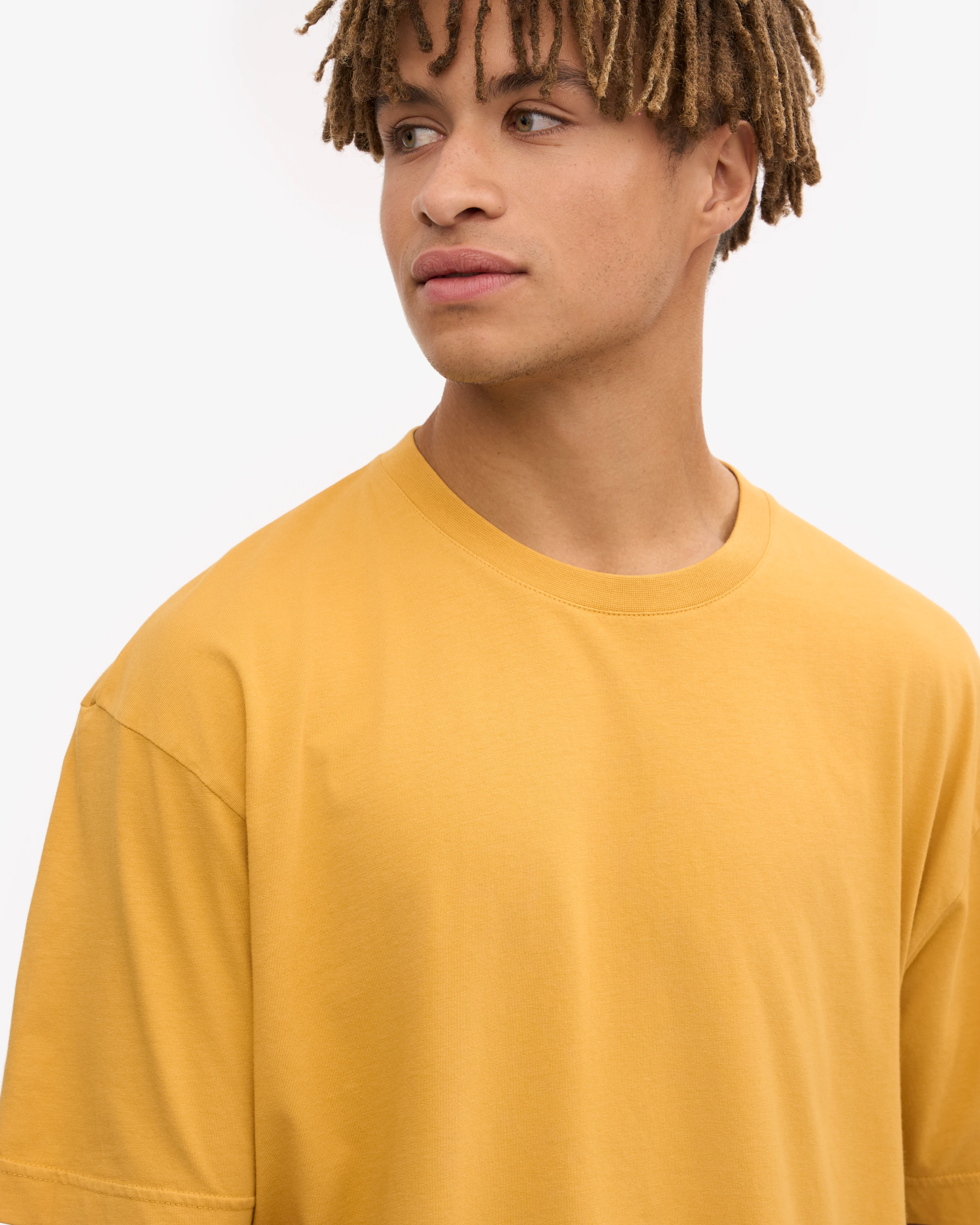 Oversized Organic T-Shirt - Burned Yellow