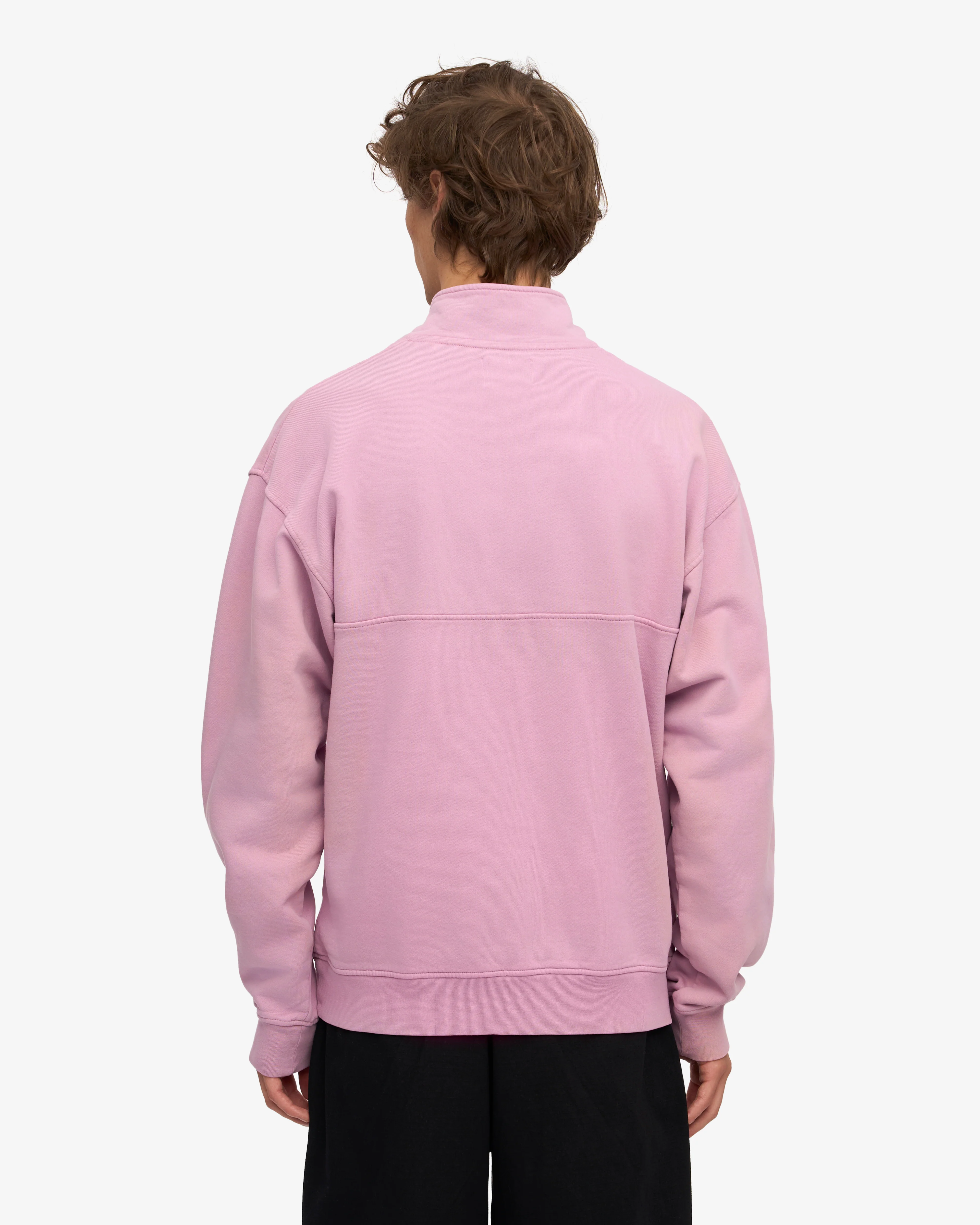 Organic Quarter Zip - Cherry Blossom