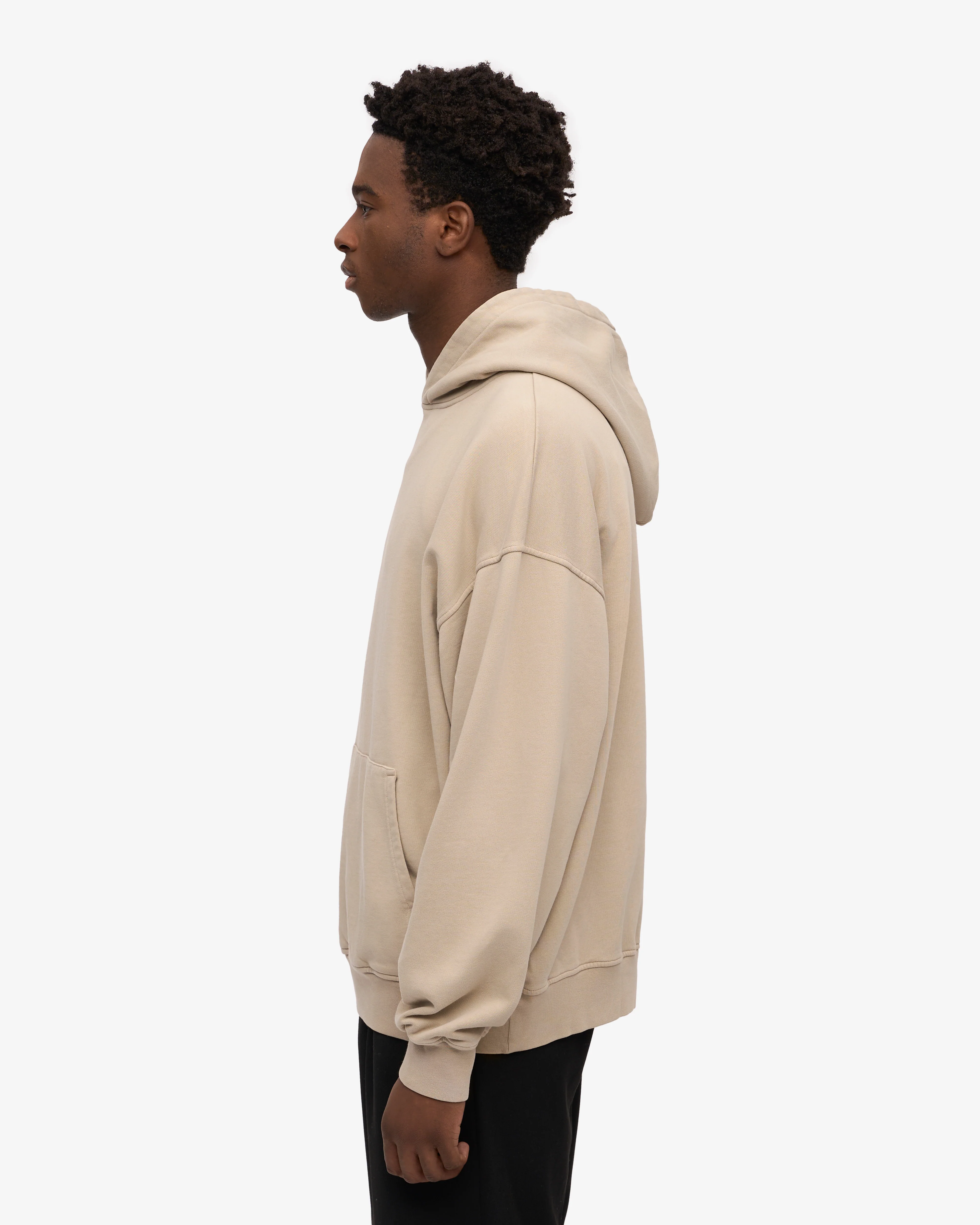Organic Oversized Hood - Oyster Grey