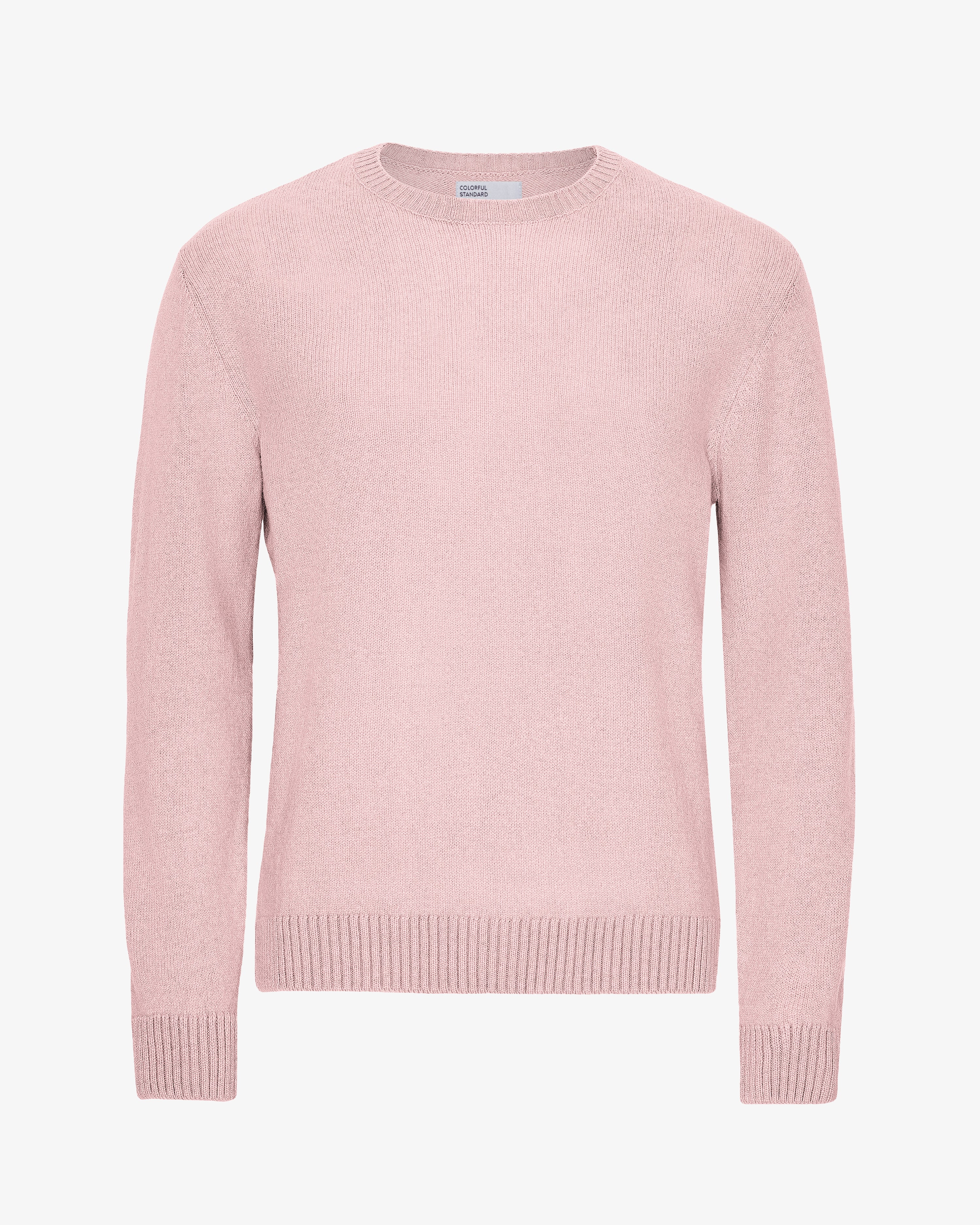 Classic Merino Wool Crew - Faded Pink