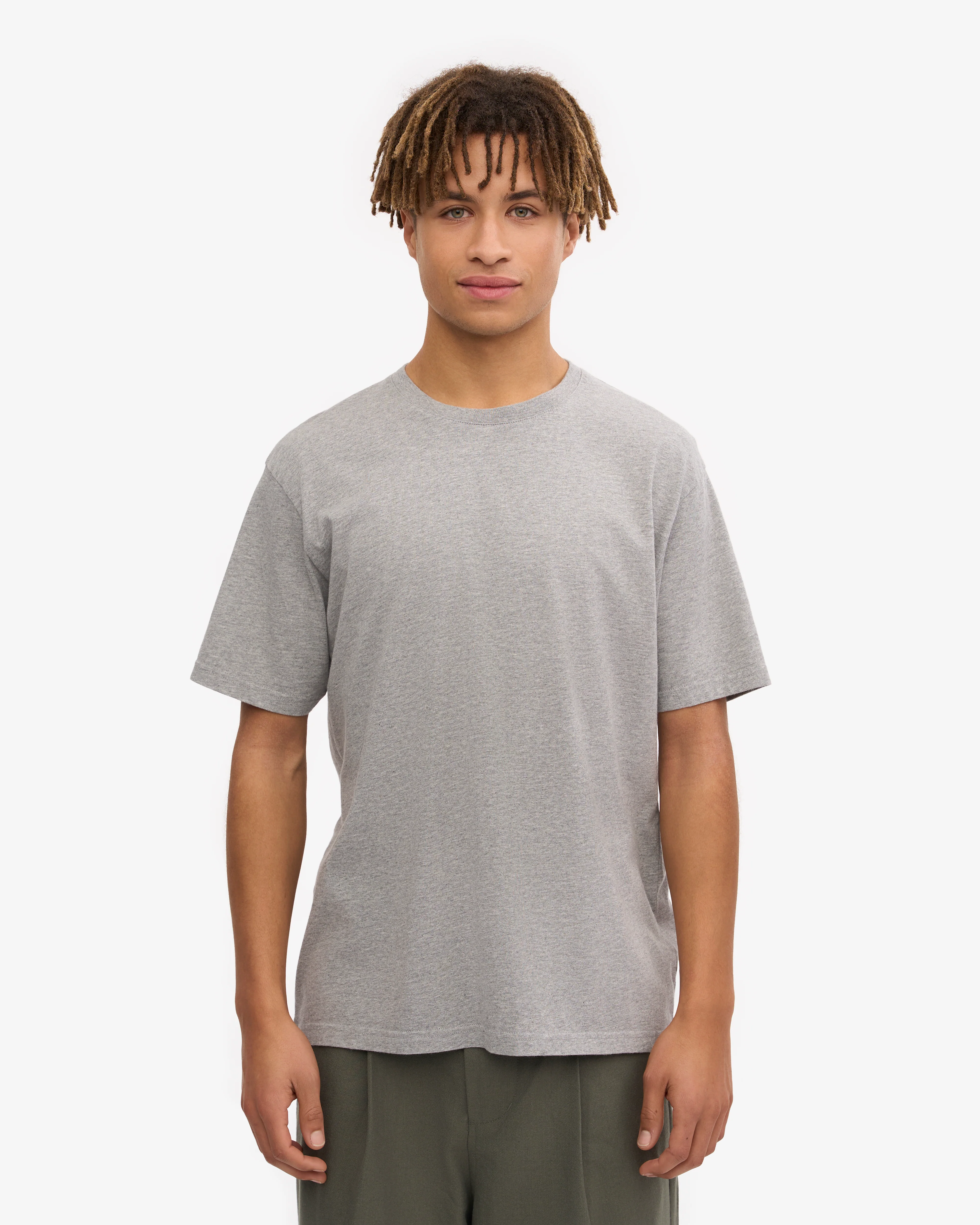 Classic Organic Tee - Heather Grey
