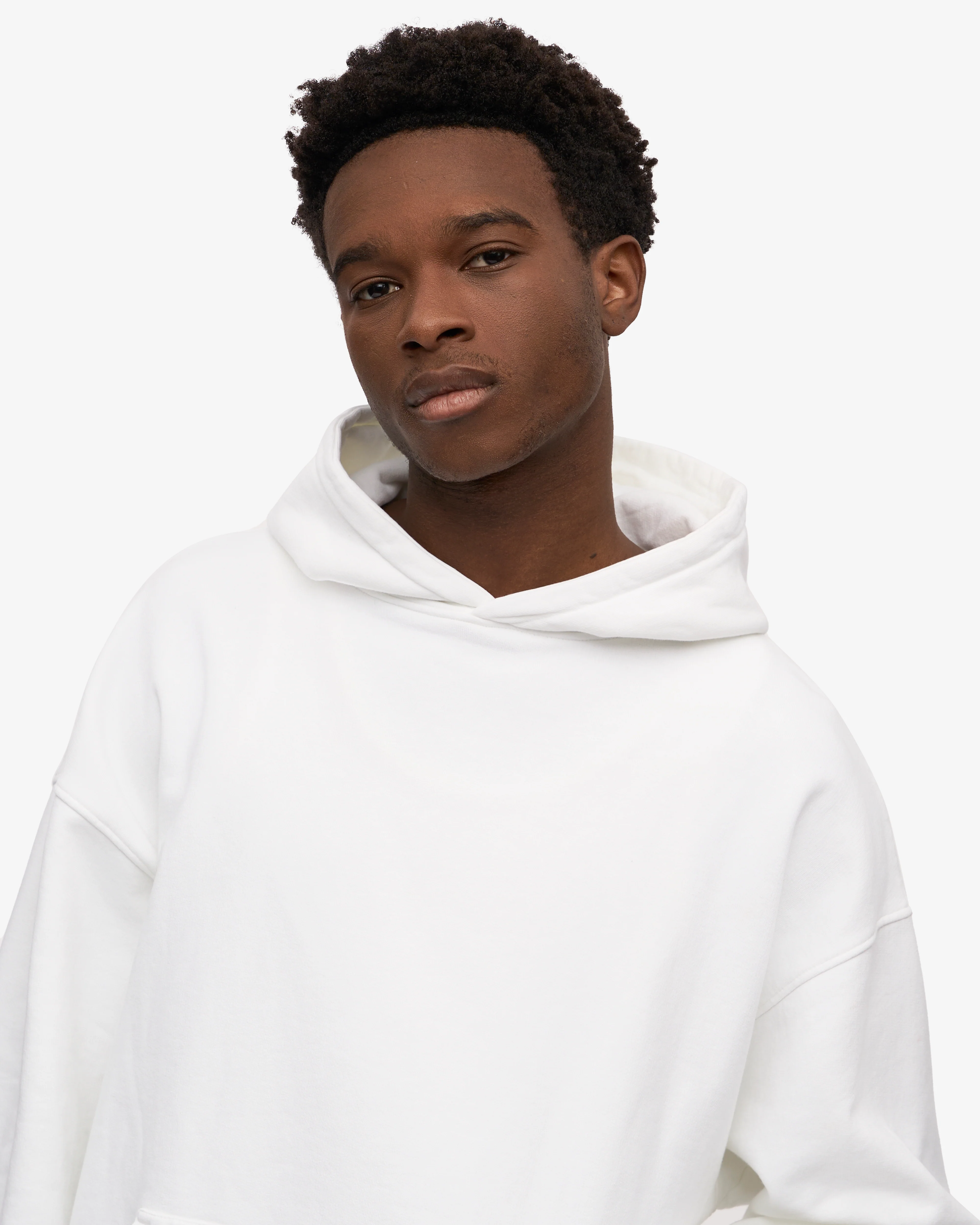 Organic Oversized Hood - Optical White