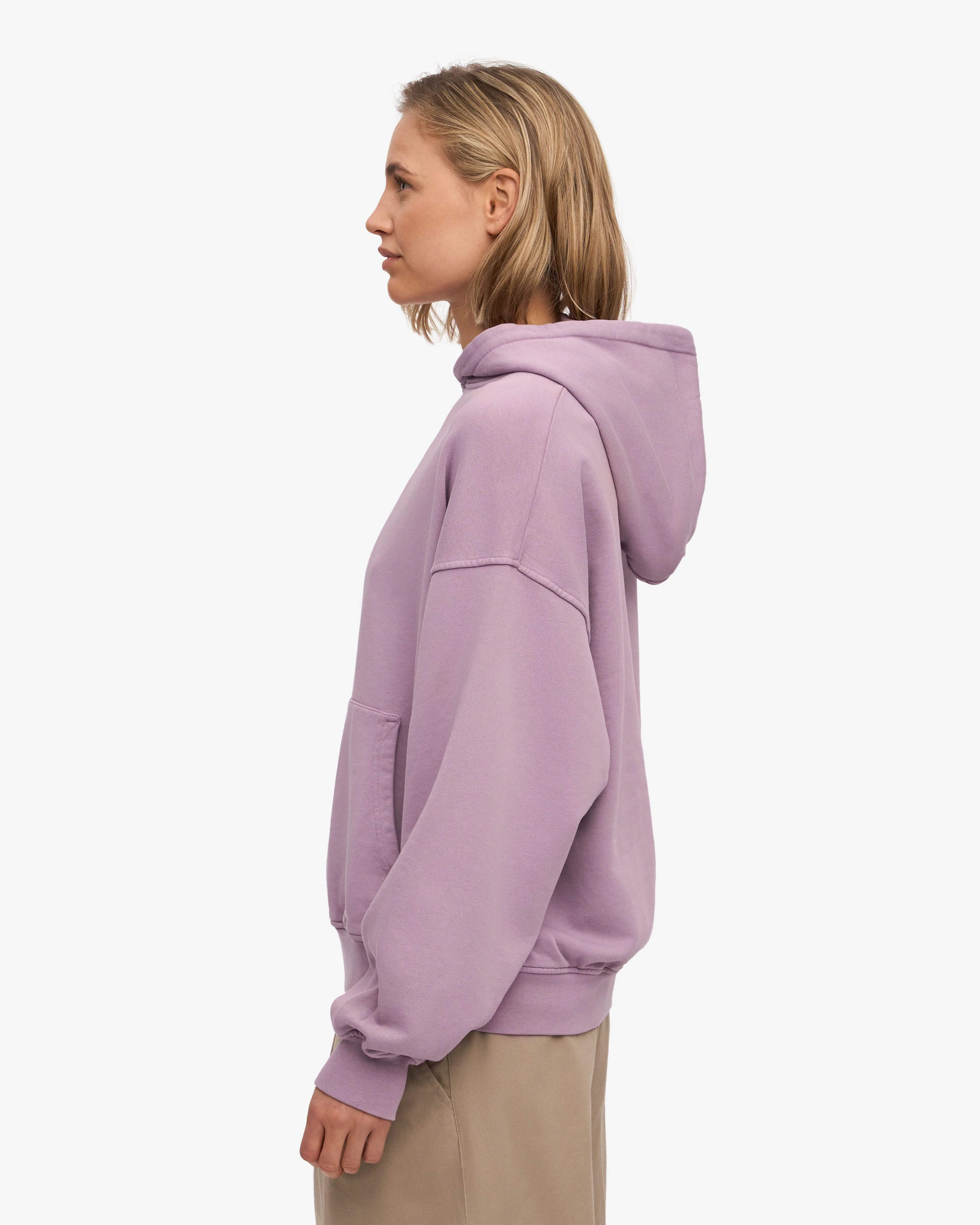 Organic Oversized Hood - Pearly Purple