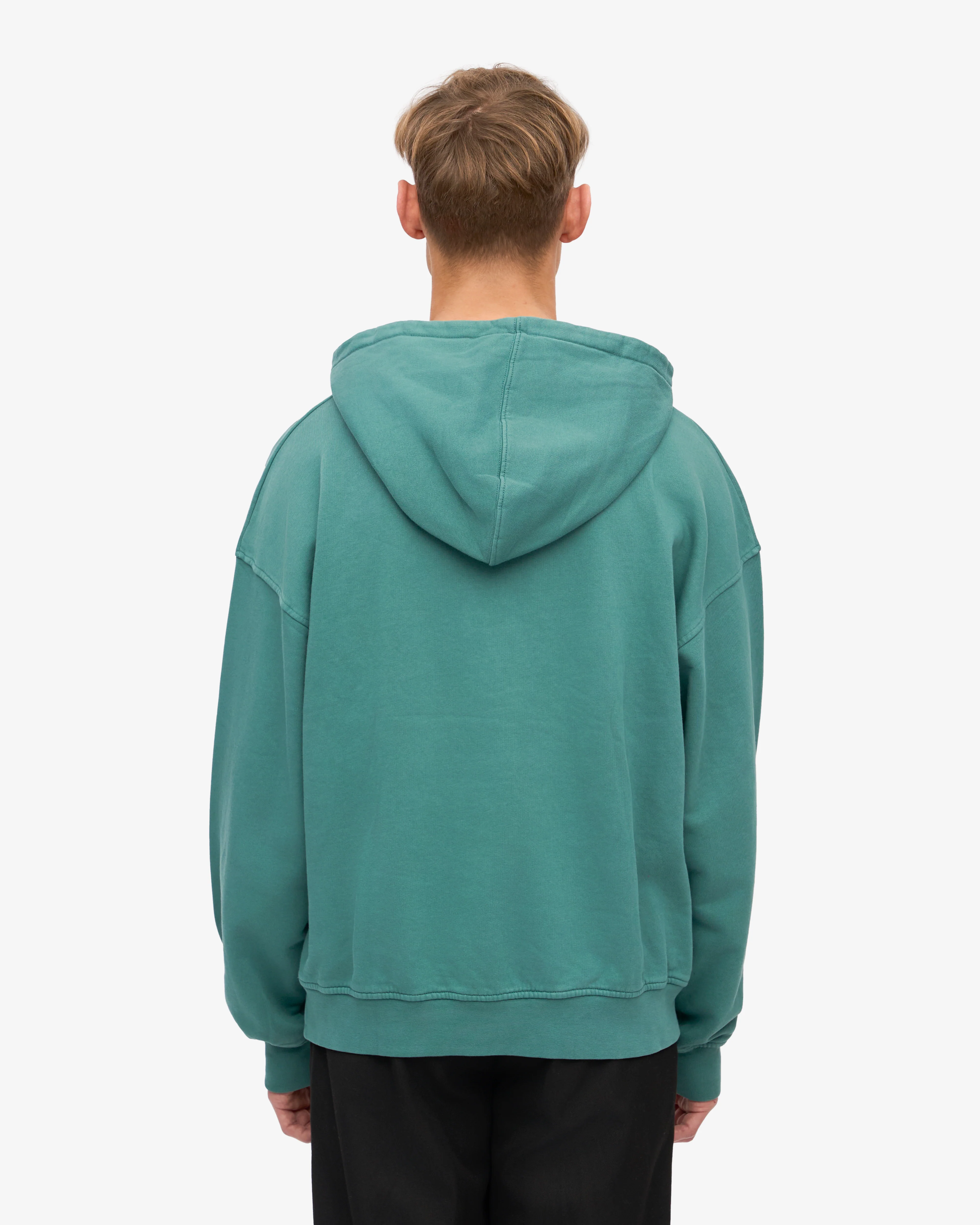 Organic Oversized Hood - Pine Green