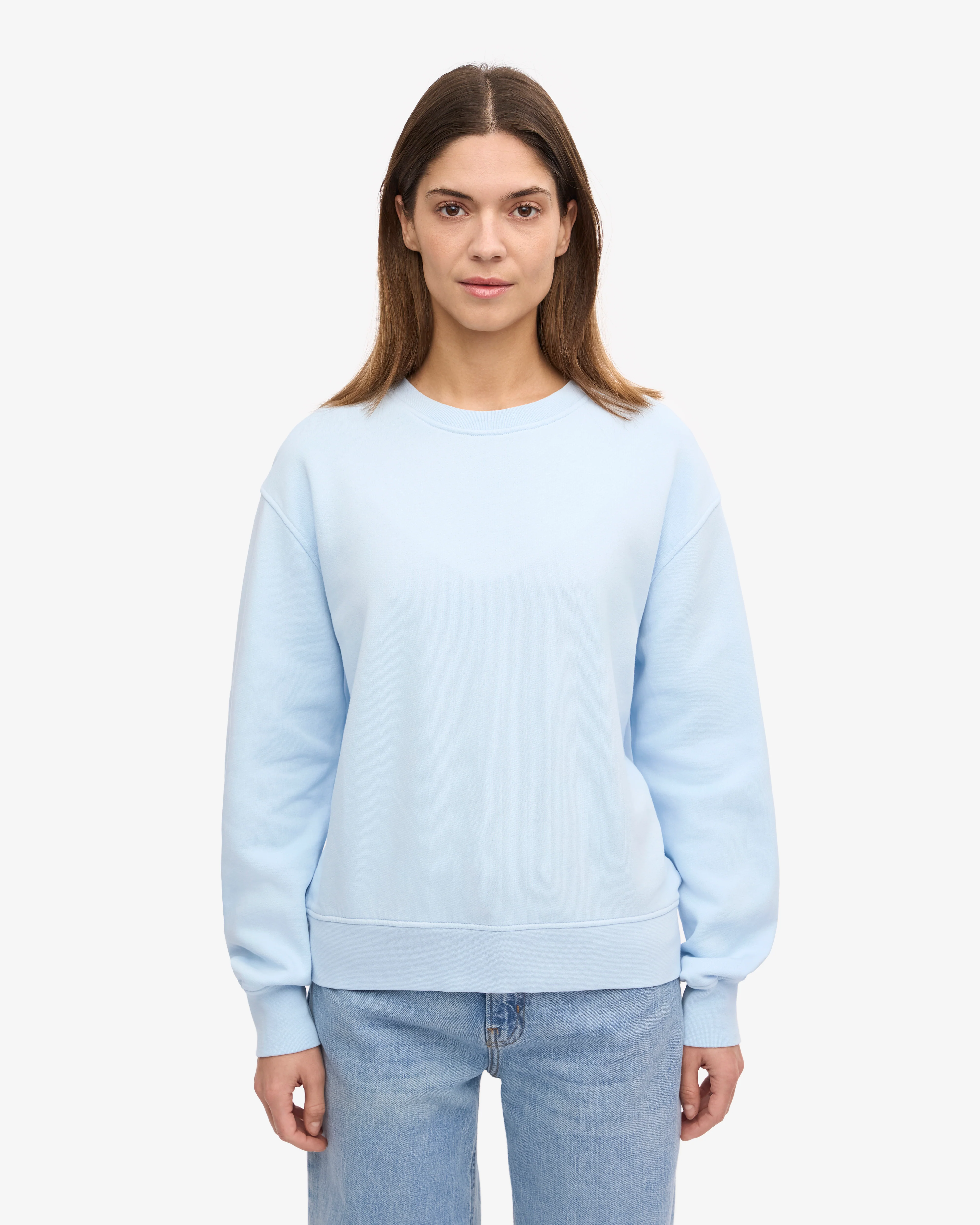Women Classic Organic Crew - Polar Blue